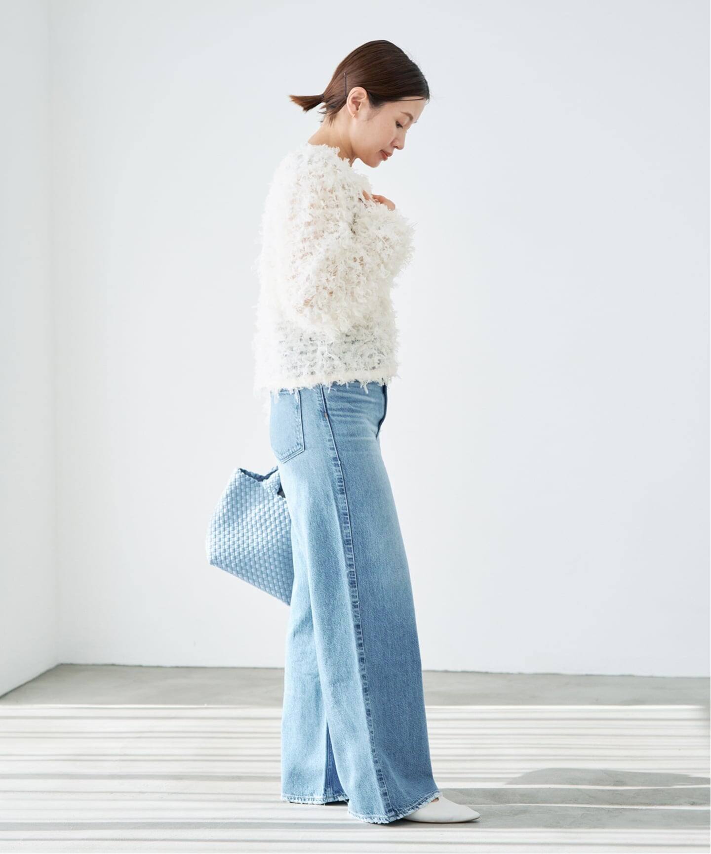 追加予約》チュールテープ カーディガン（カーディガン）｜IENA