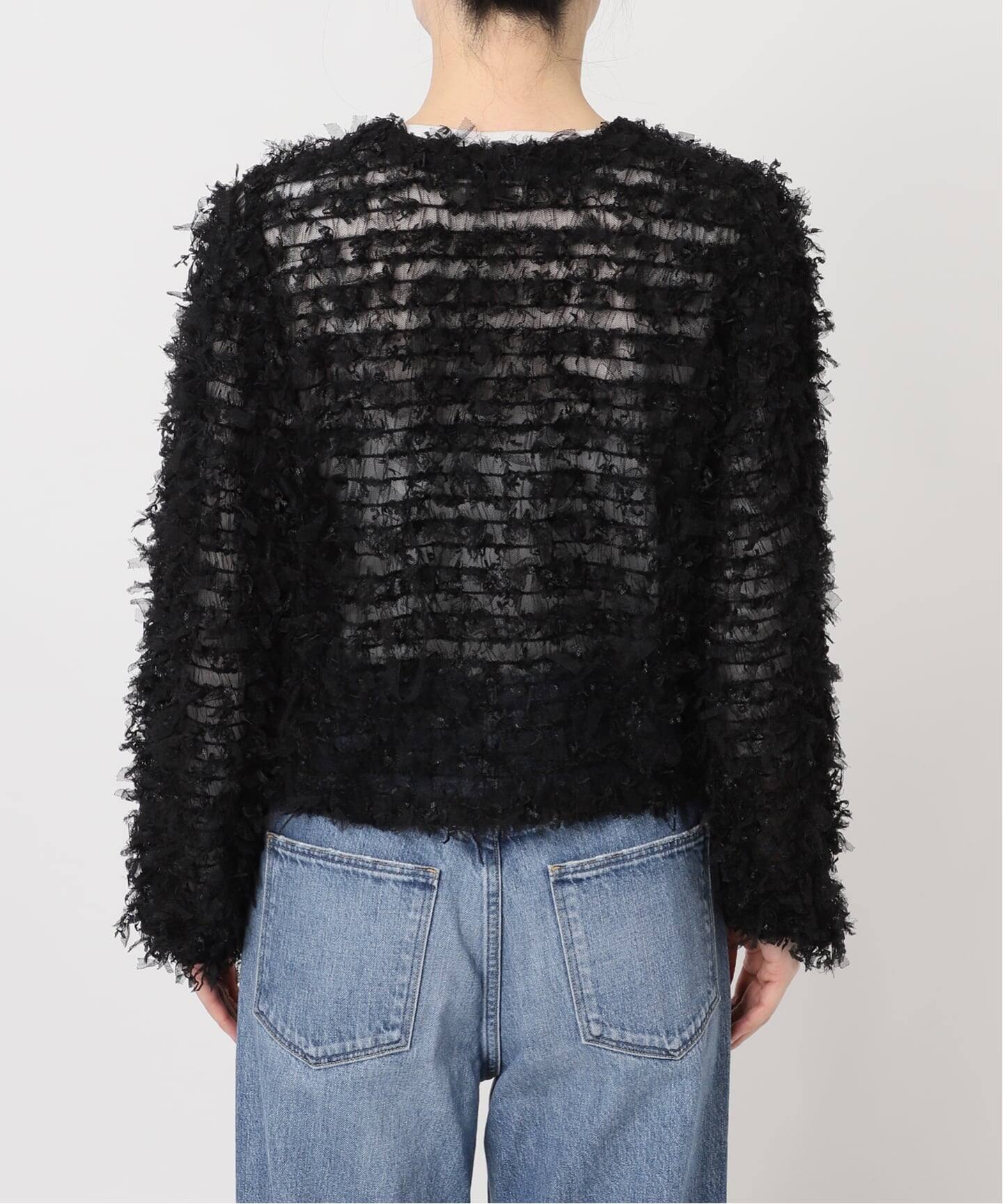 追加予約》チュールテープ カーディガン（カーディガン）｜IENA