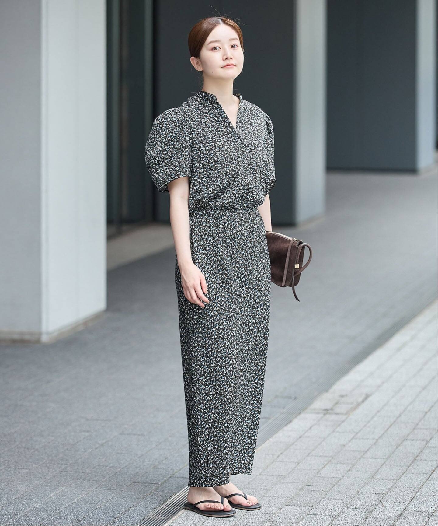 【美品】IENAイエナ　ソフトヴィンテージフラワーブラウス 追加予約2/セットアップ対応》ソフトヴィンテージフラワーブラウス