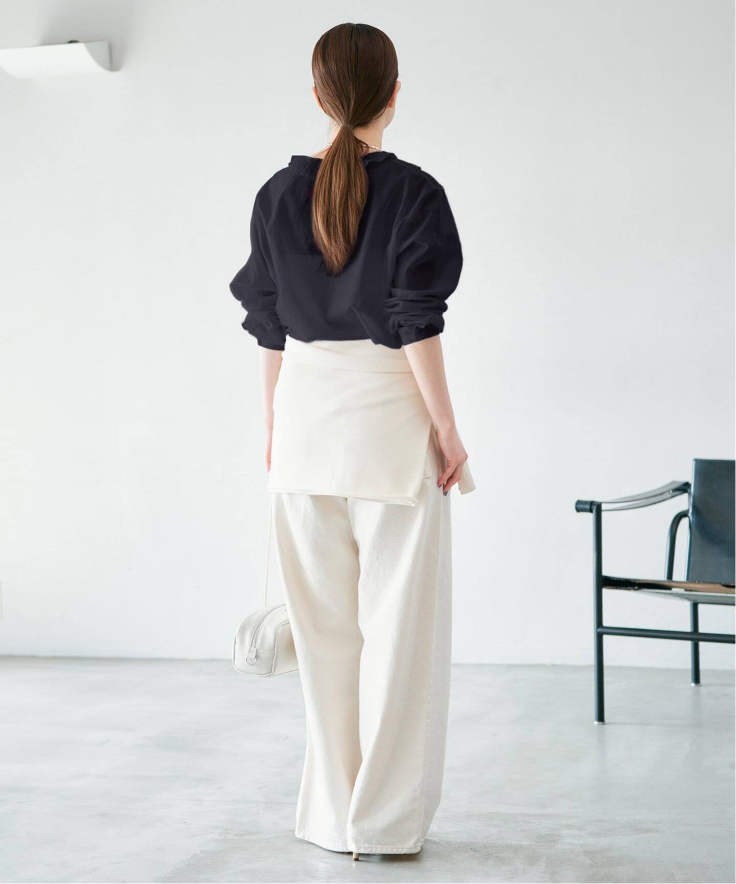 予約》レーストリムフリルブラウス（シャツ／ブラウス）｜IENA（イエナ