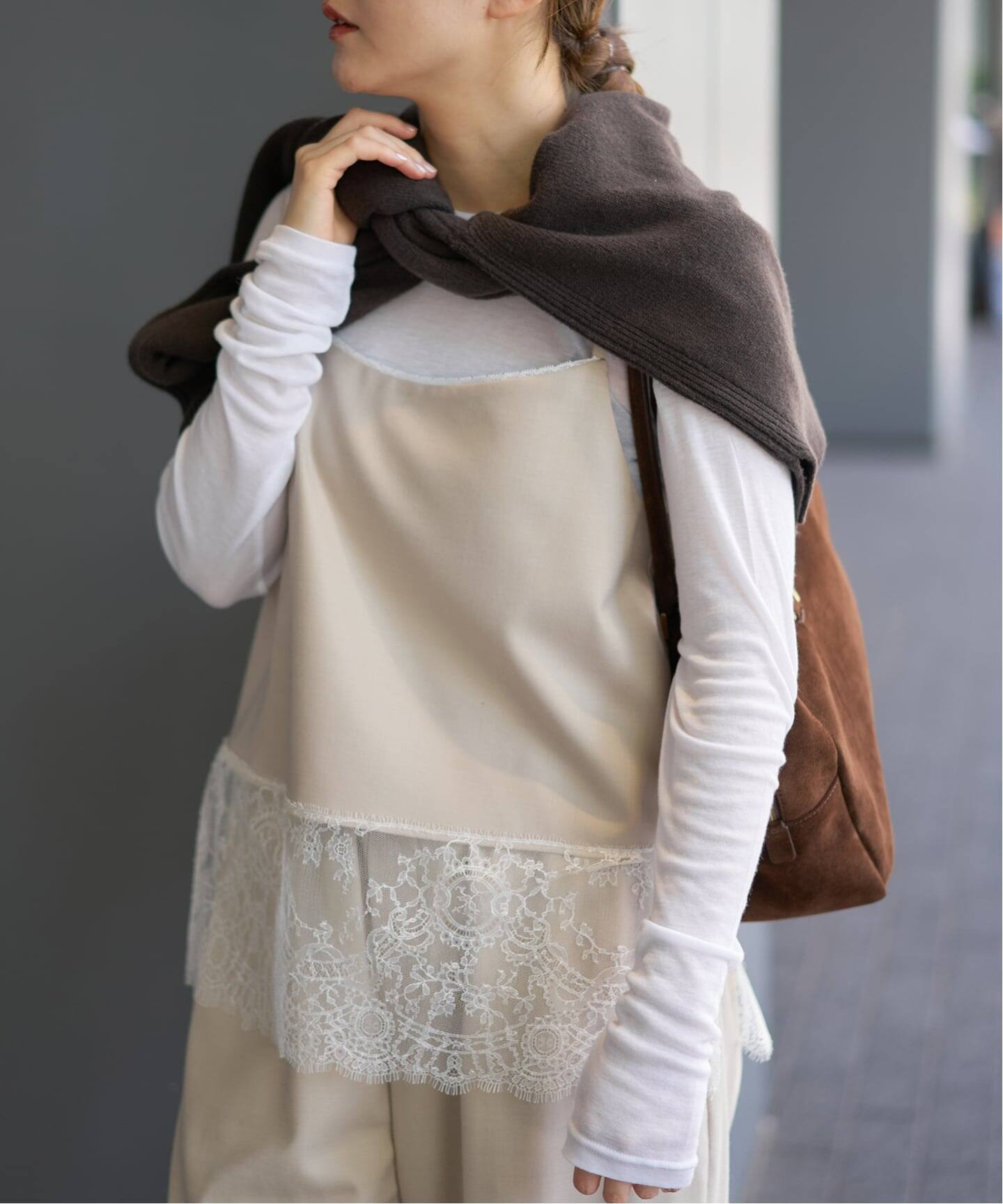 追加》レースヘムキャミソール（シャツ／ブラウス）｜IENA（イエナ）の