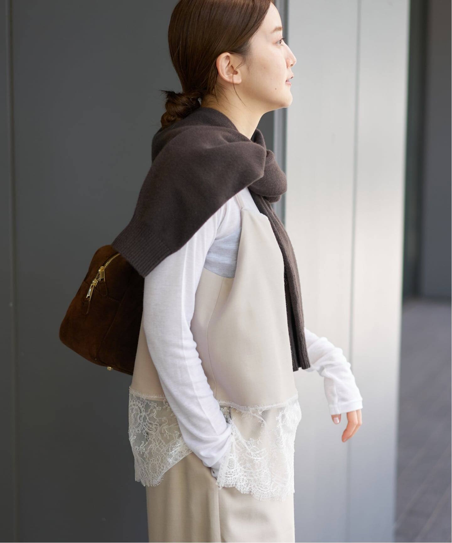 追加》レースヘムキャミソール（シャツ／ブラウス）｜IENA（イエナ）の