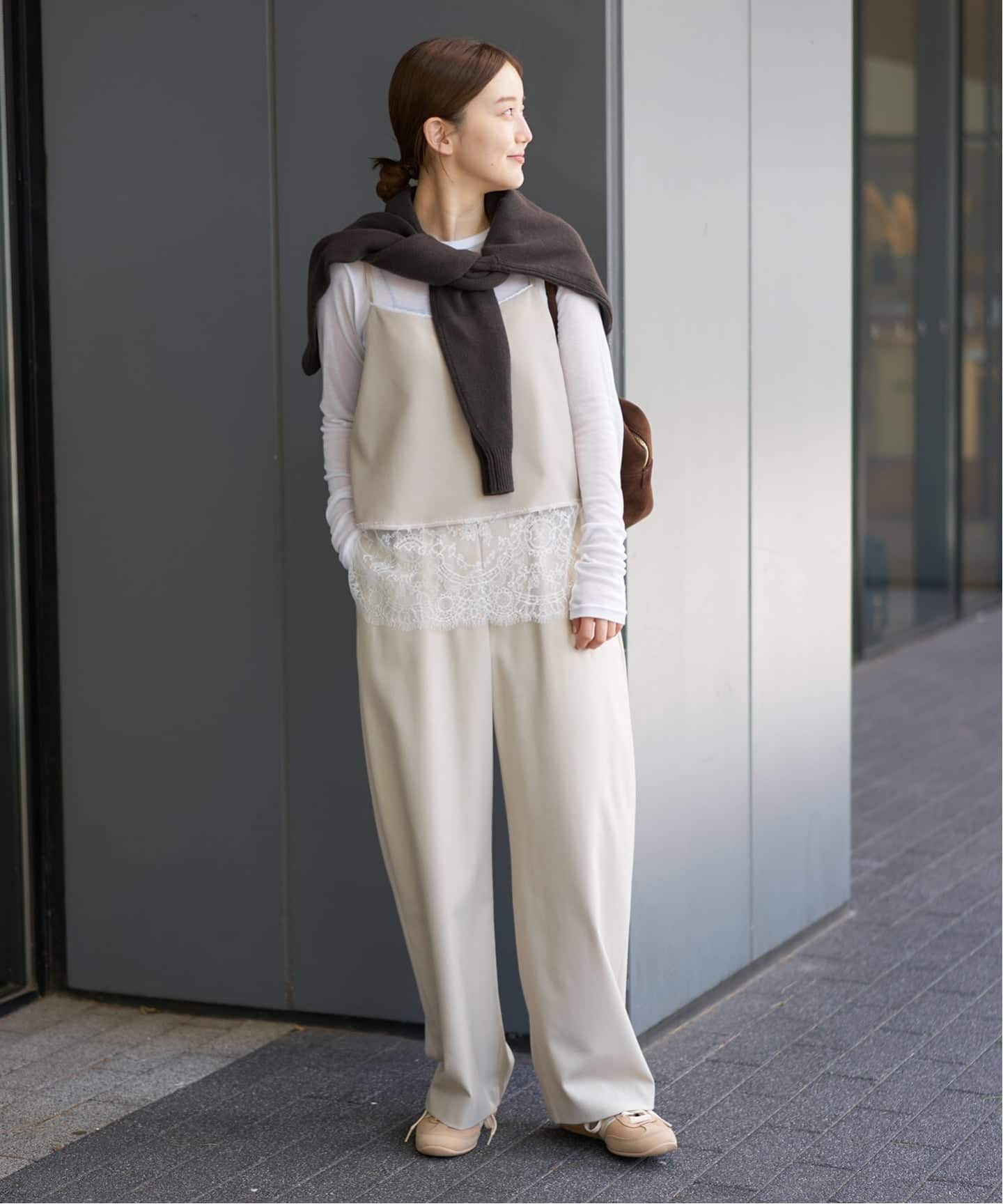 追加》レースヘムキャミソール（シャツ／ブラウス）｜IENA（イエナ）の