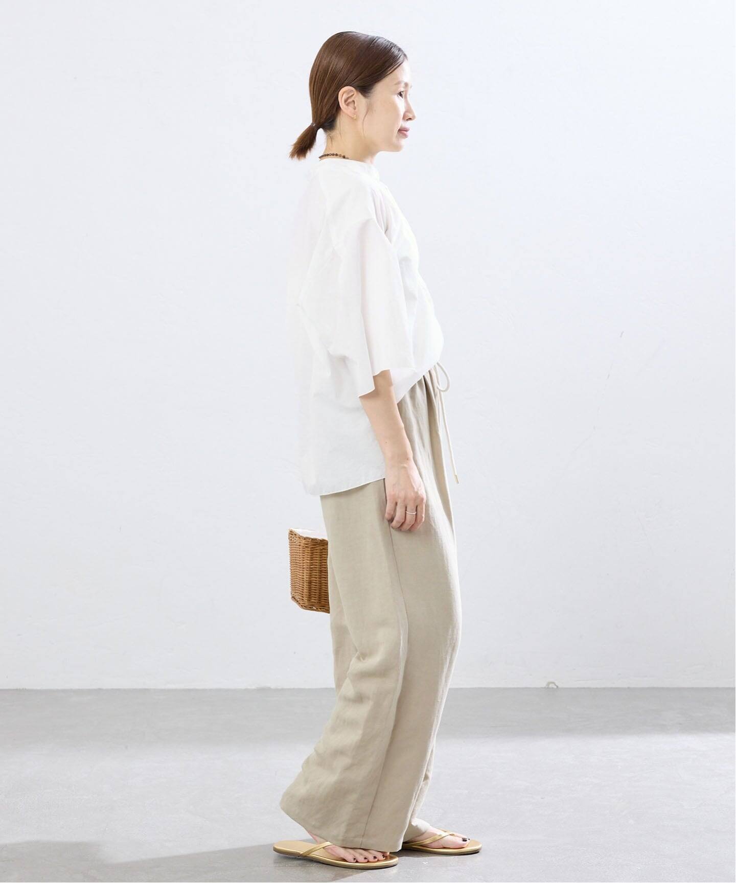 25ans掲載☆BEIGE,ベイジ　新品タグ付スキッパーブラウス¥26,400 スキッパーシャツブラウス（シャツ／ブラウス）｜IENA（イエナ）の通販