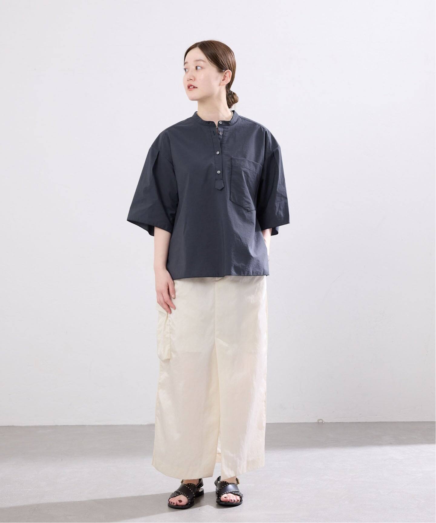 スキッパーシャツブラウス（シャツ／ブラウス）｜IENA（イエナ）の通販