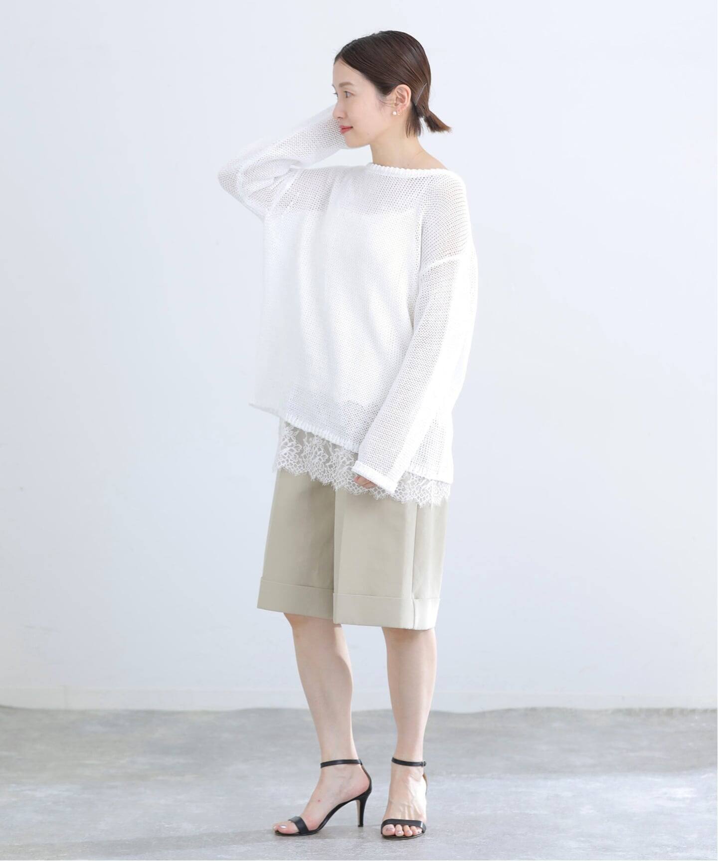 リバーレースサテンキャミソール（キャミソール）｜IENA（イエナ）の