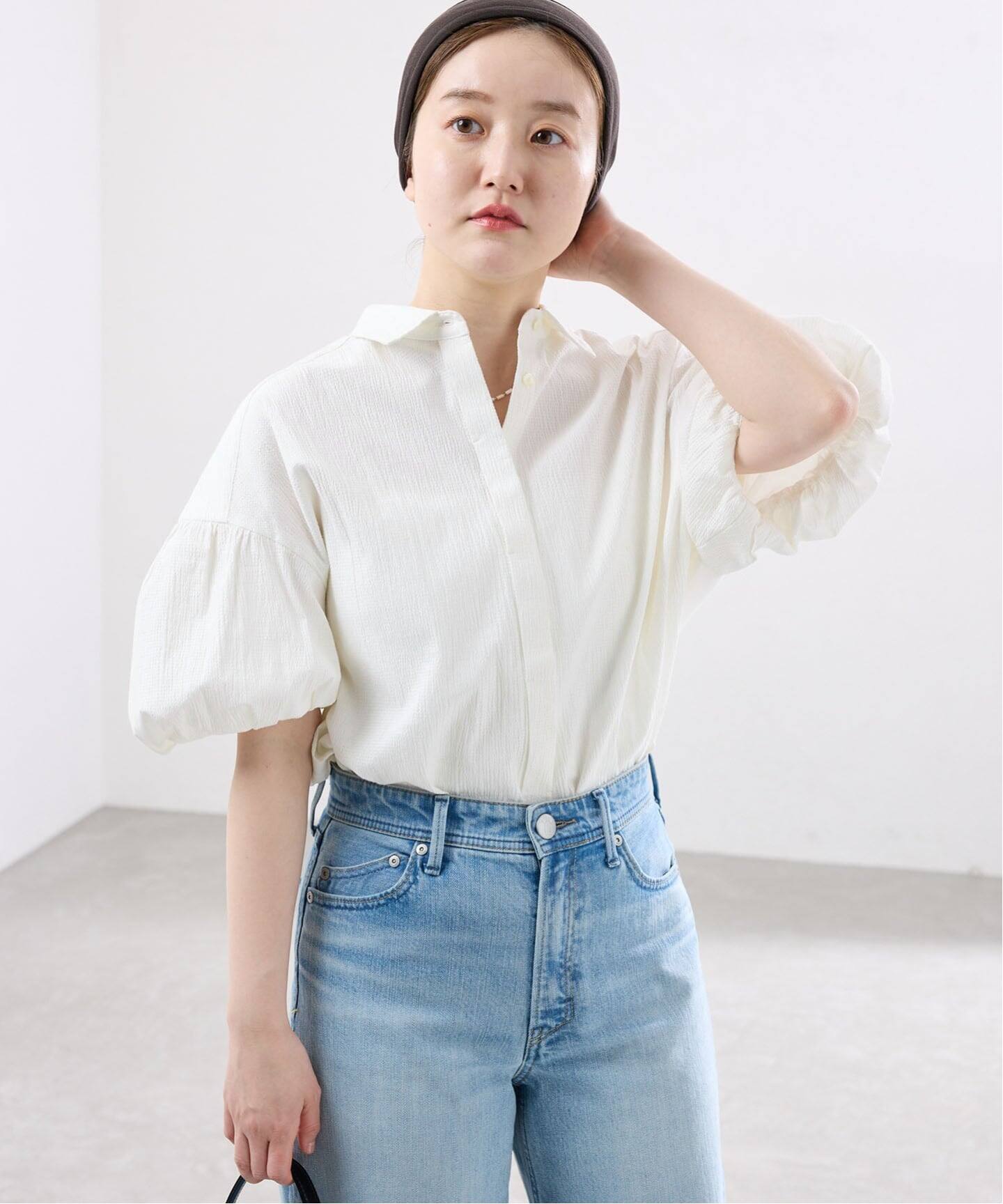 IENA(イエナ) 24SS シアースラブ バルーンスリーブブラウス レディース IENA - IENA(イエナ) 24SS シアースラブ バルーンスリーブブラウス