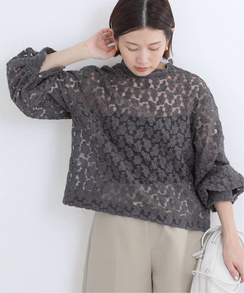 フラワー刺繍レース2WAYブラウス（シャツ／ブラウス）｜IENA（イエナ 