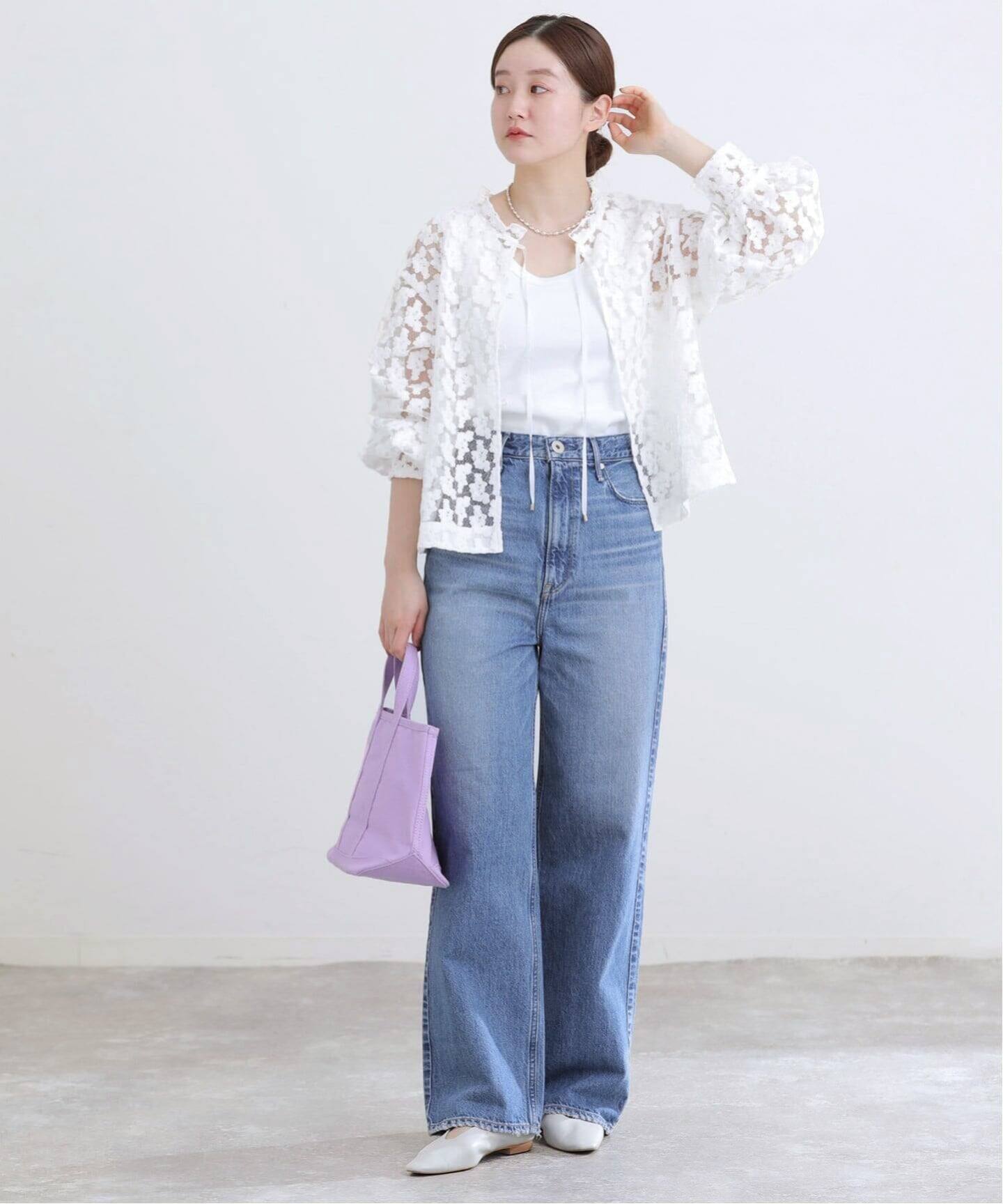 フラワー刺繍レース2WAYブラウス（シャツ／ブラウス）｜IENA（イエナ