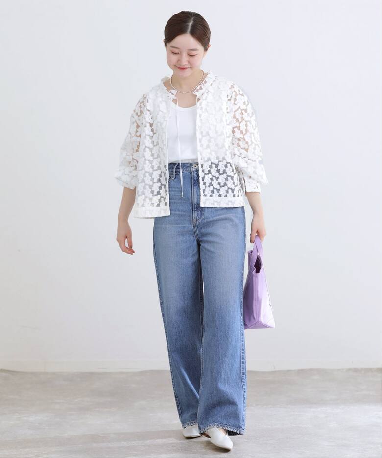 追加》フラワー刺繍レース2WAYブラウス（シャツ／ブラウス）｜IENA 