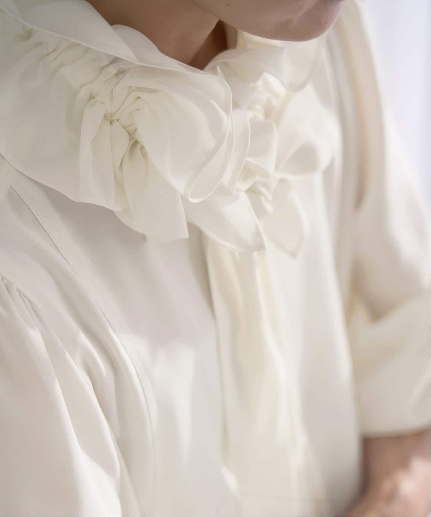 &NAVY シアーボウタイブラウス（シャツ／ブラウス）｜IENA（イエナ）の