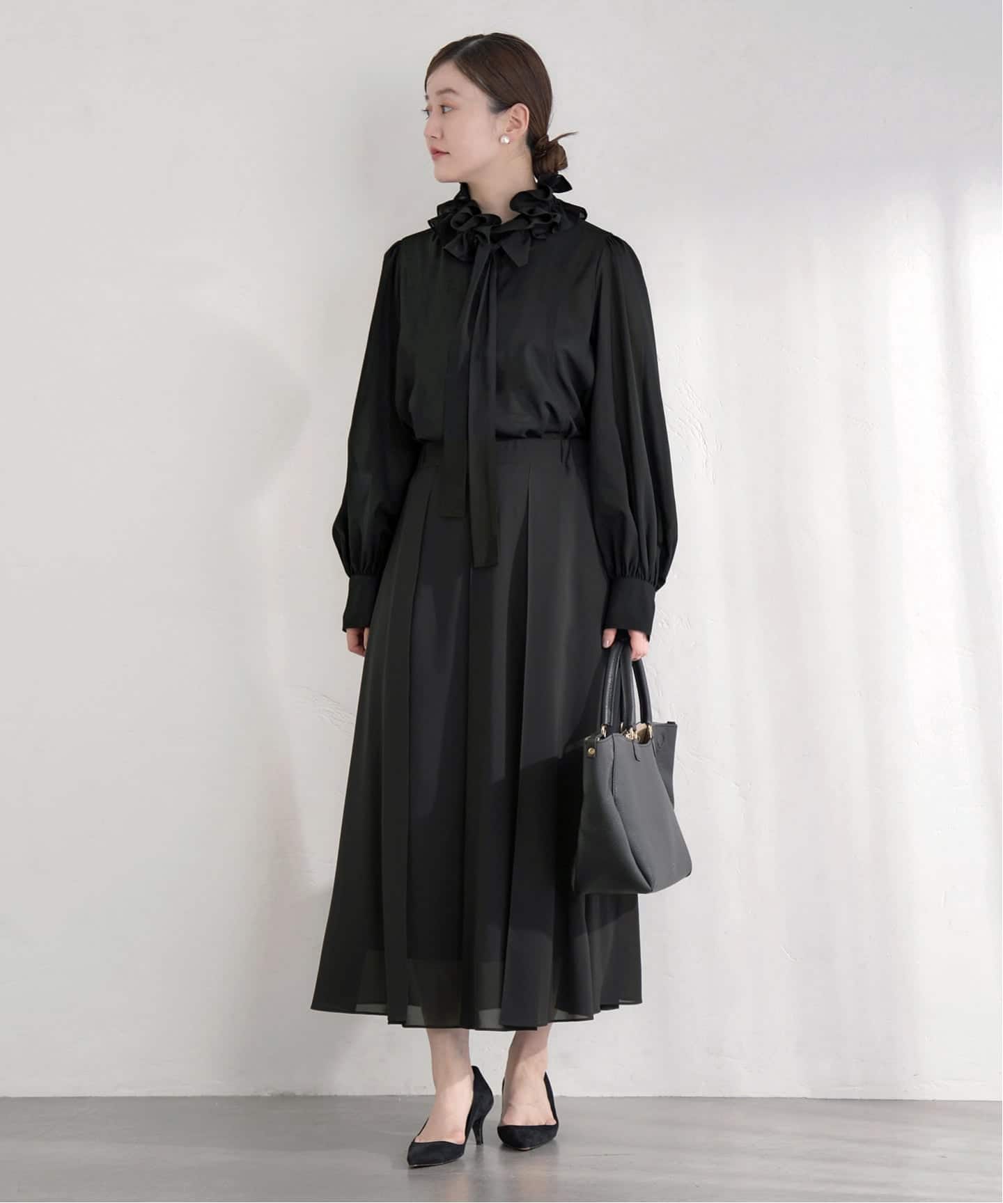 追加予約》&NAVYシアーボウタイブラウス（シャツ／ブラウス）｜IENA