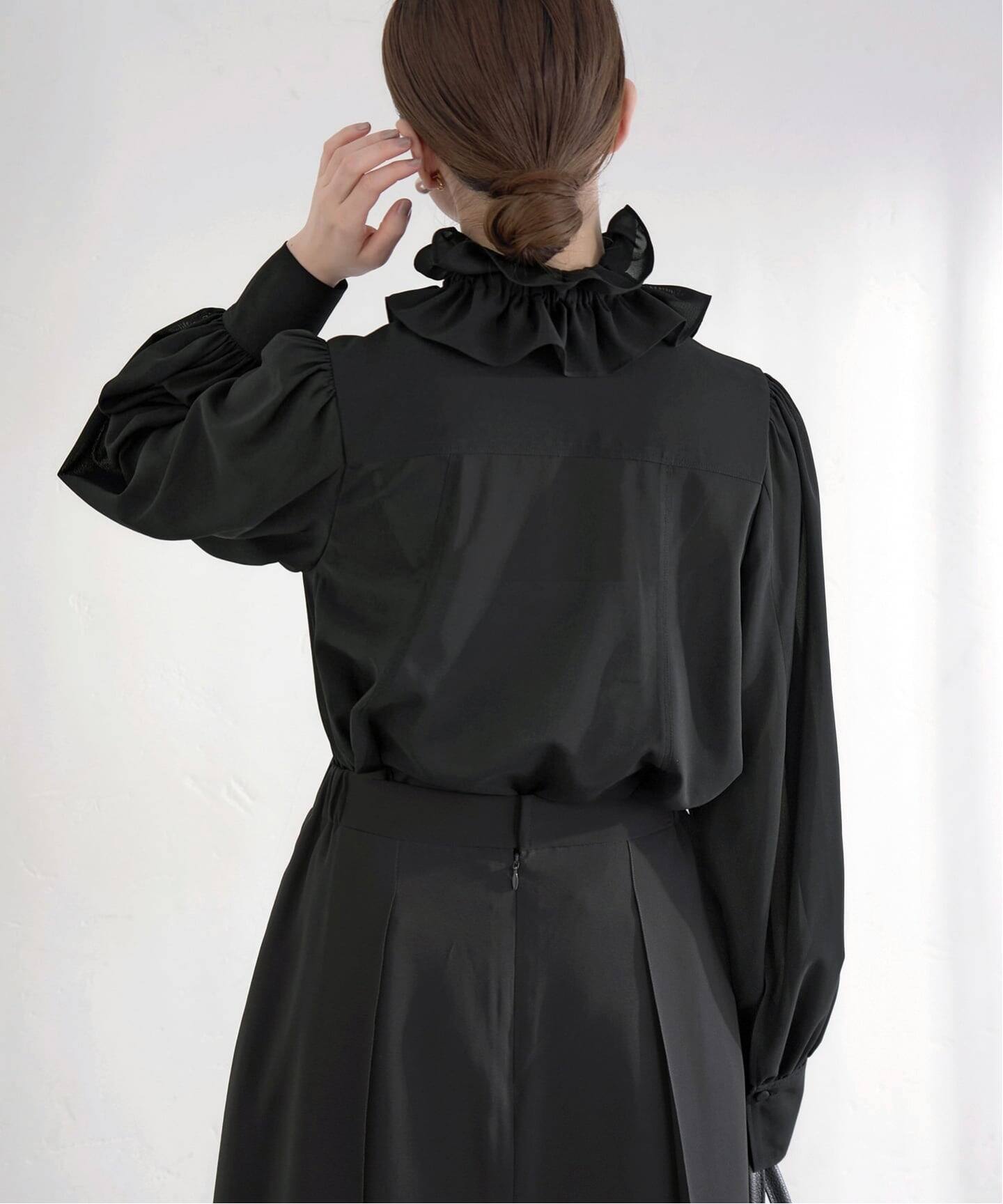 追加予約》&NAVYシアーボウタイブラウス（シャツ／ブラウス）｜IENA