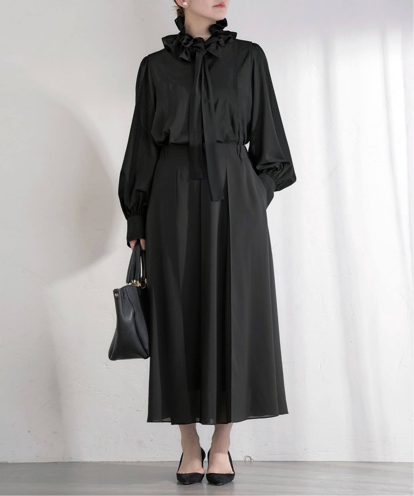 追加予約》&NAVYシアーボウタイブラウス（シャツ／ブラウス）｜IENA