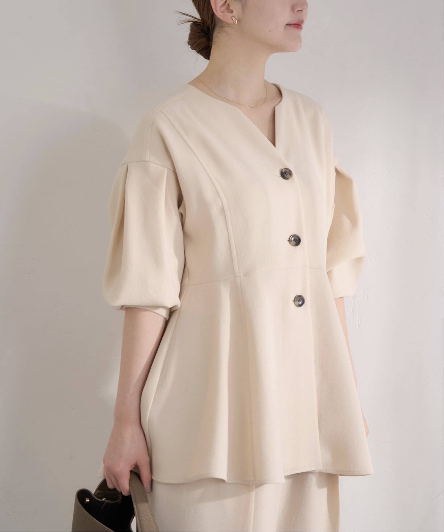 THE IRON ☆新品☆ 今期 19SS ギャザーペプラムトップス IENA IENA｜&NAVY ジョーゼットペプラムブラウス | Rakuten Fashion(楽天