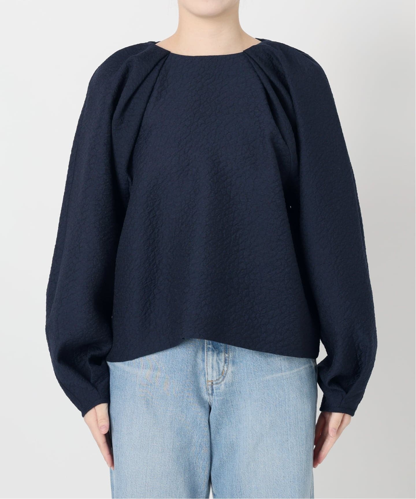 【美品】  IENA / イエナ | 2023AW | HOFMANN ジャガード オーガンジー ブラウス | F | ブラック | レディース IENA - 【美品】 IENA / イエナ | 2023AW | HOFMANN ジャガード