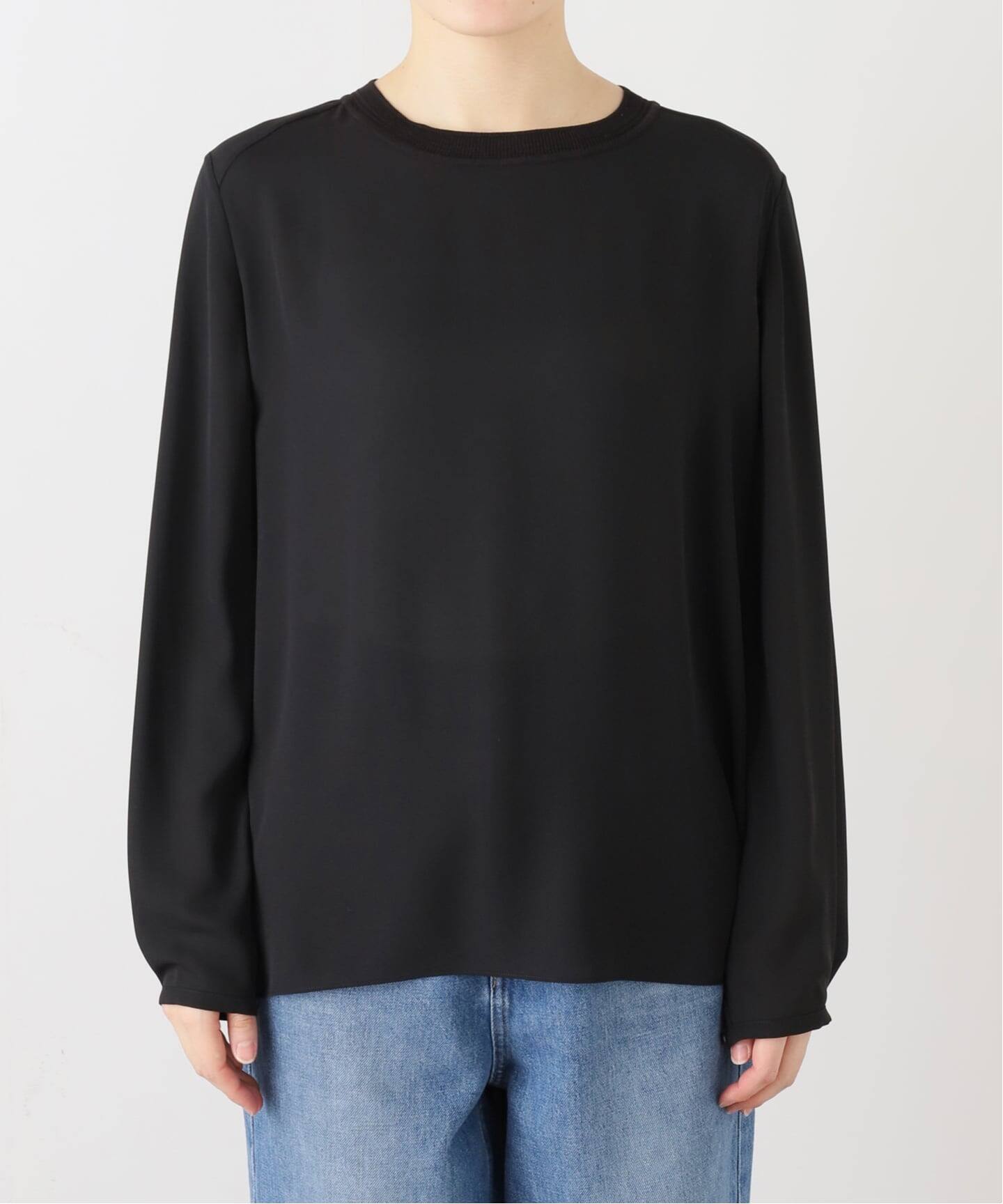 追加》ジョーゼットリブネックブラウス（シャツ／ブラウス）｜IENA