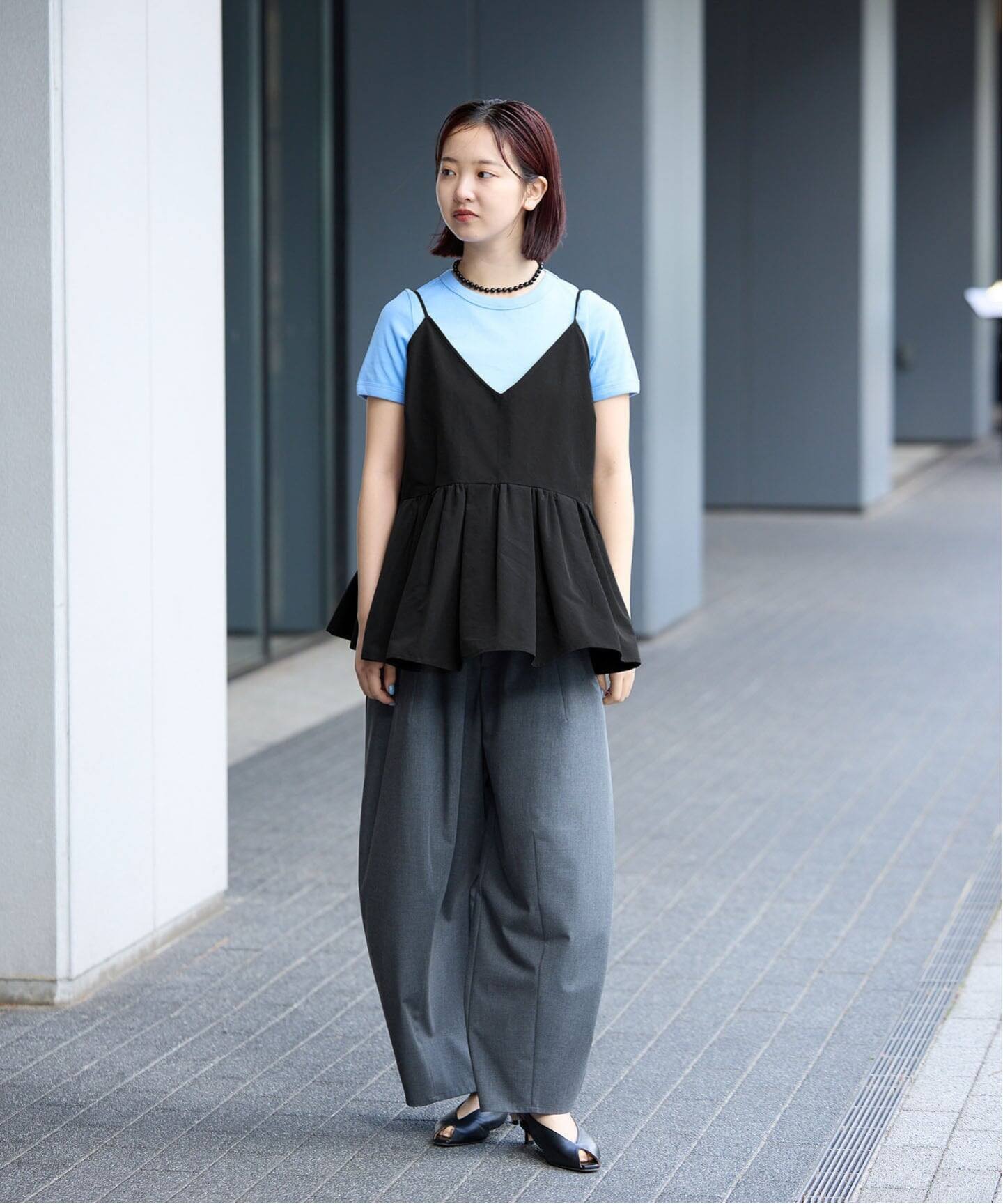 新品未使用　IENA イエナ　グログランキャミブラウス　カーキ　受注生産品　新作 完全受注生産】《追加2》SO グログランキャミブラウス（キャミソール