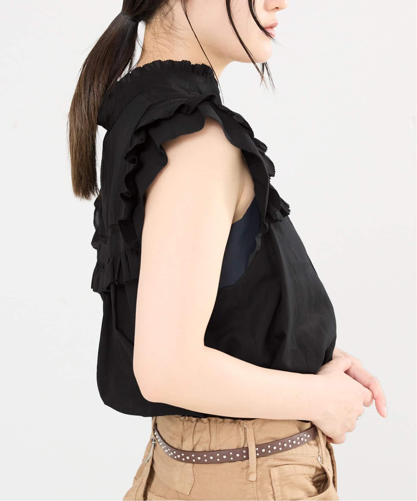IENA コットンフリルシャツブラウス IENA(イエナ)の「コットンフリルシャツブラウス◇（IENA）」 - PARTE