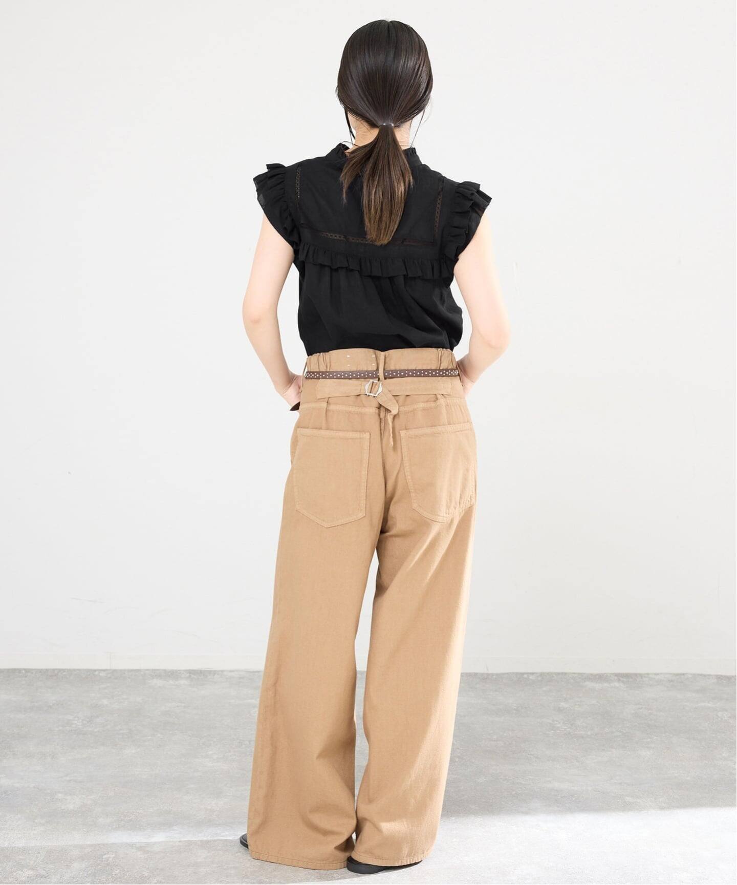 新品　Iena コットンフレンチフリルブラウス コットンフレンチフリルブラウス（シャツ／ブラウス）｜IENA（イエナ