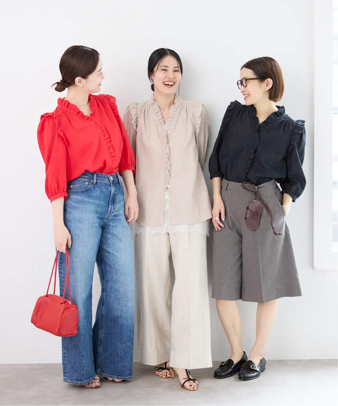 シャツ+ブラウス(長袖+七分) IENA 一部店舗限定》 コットンシュリンク7分袖ブラウス（シャツ／ブラウス