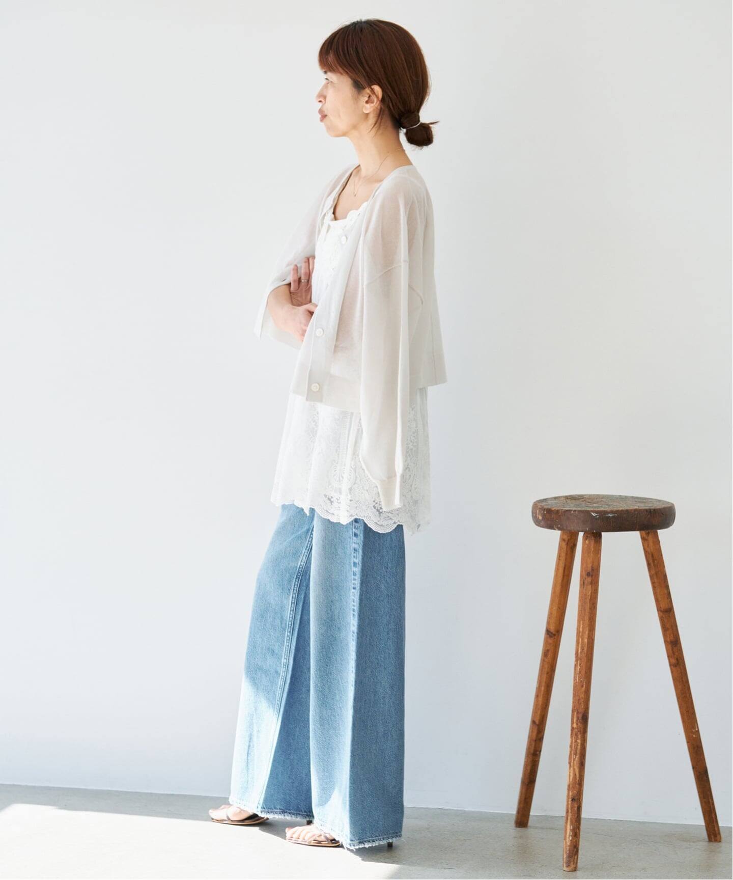 IENA 完売品　アンティークチュールバテンキャミ WEB限定/追加3予約》アンティークチュールバテンキャミ（キャミソール