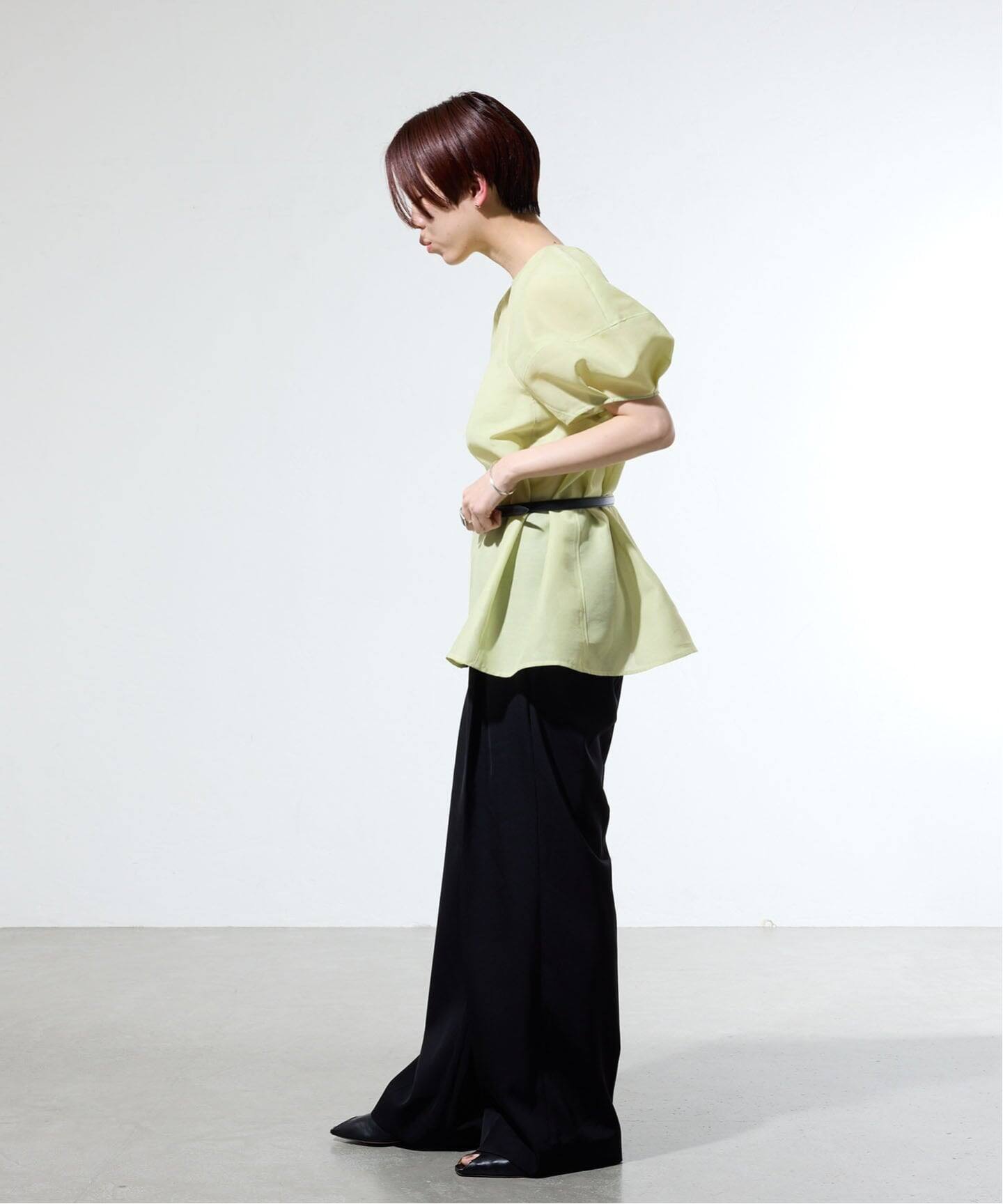 一部店舗限定》袖ボリュームシアーブラウス（シャツ／ブラウス）｜IENA