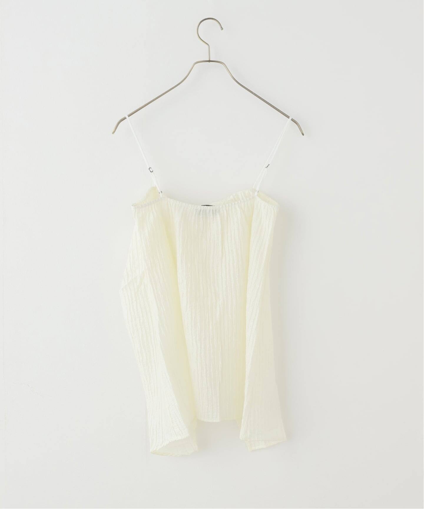 ESTHE/エステ Twist Front Pleated Cami Top ブラウス 162-3076A