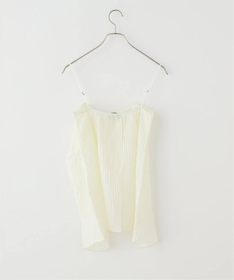 ESTHE/エステ Twist Front Pleated Cami Top ブラウス 162-3076A 