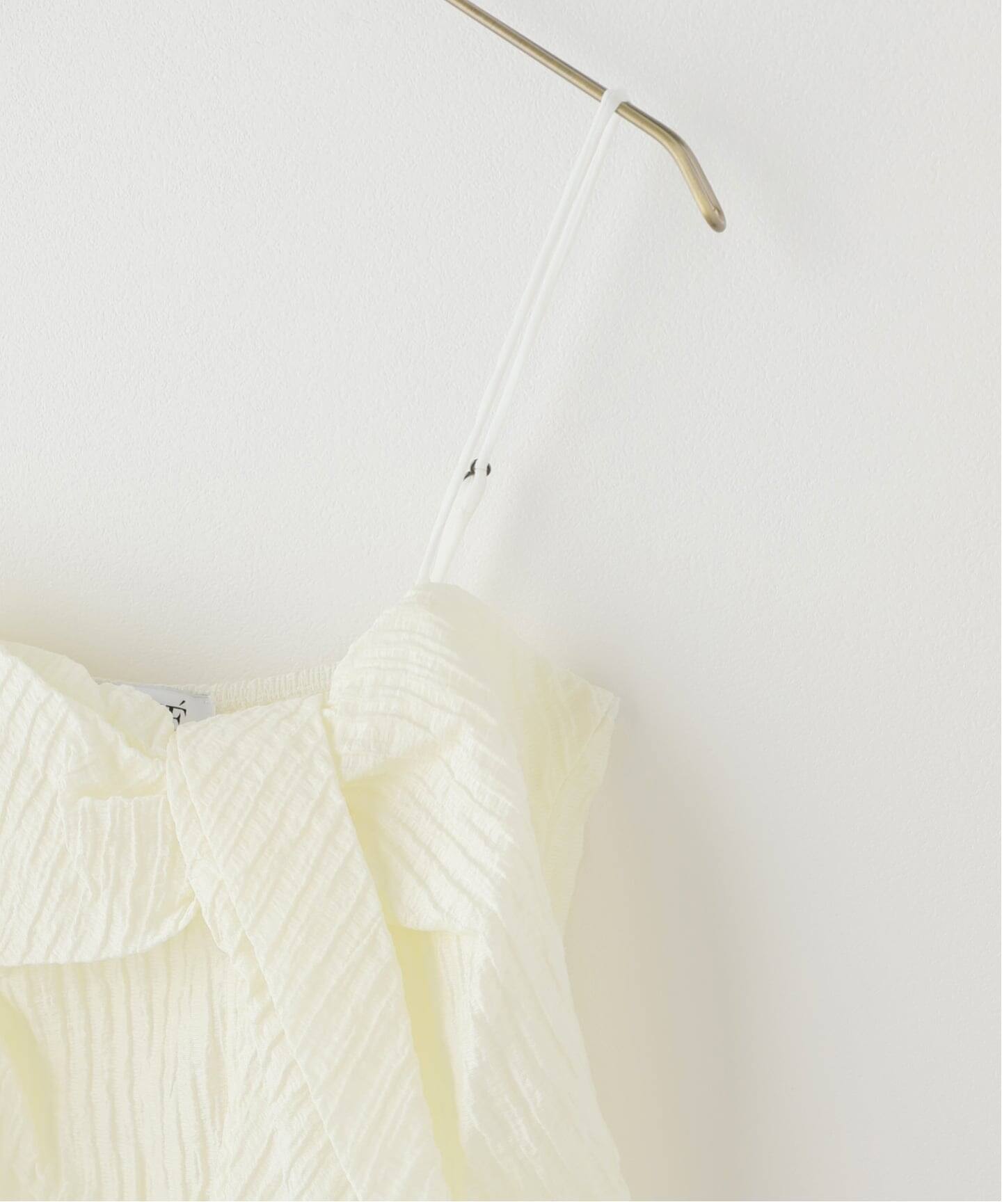 ESTHE/エステ Twist Front Pleated Cami Top ブラウス 162-3076A