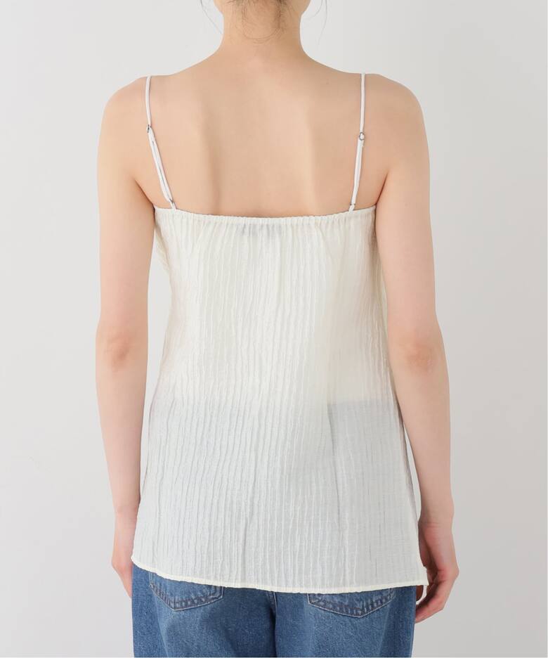 ESTHE/エステ Twist Front Pleated Cami Top ブラウス 162-3076A 