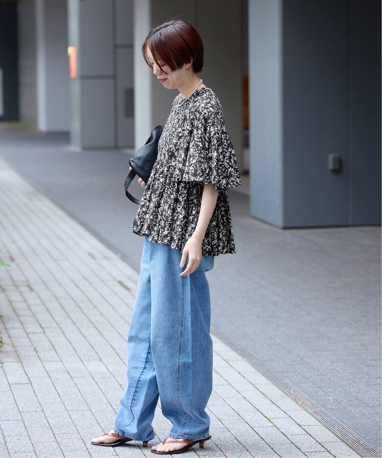 26SS IENA MARIHA/マリハ 別注 フリージアのブラウス PRINT MARIHA 