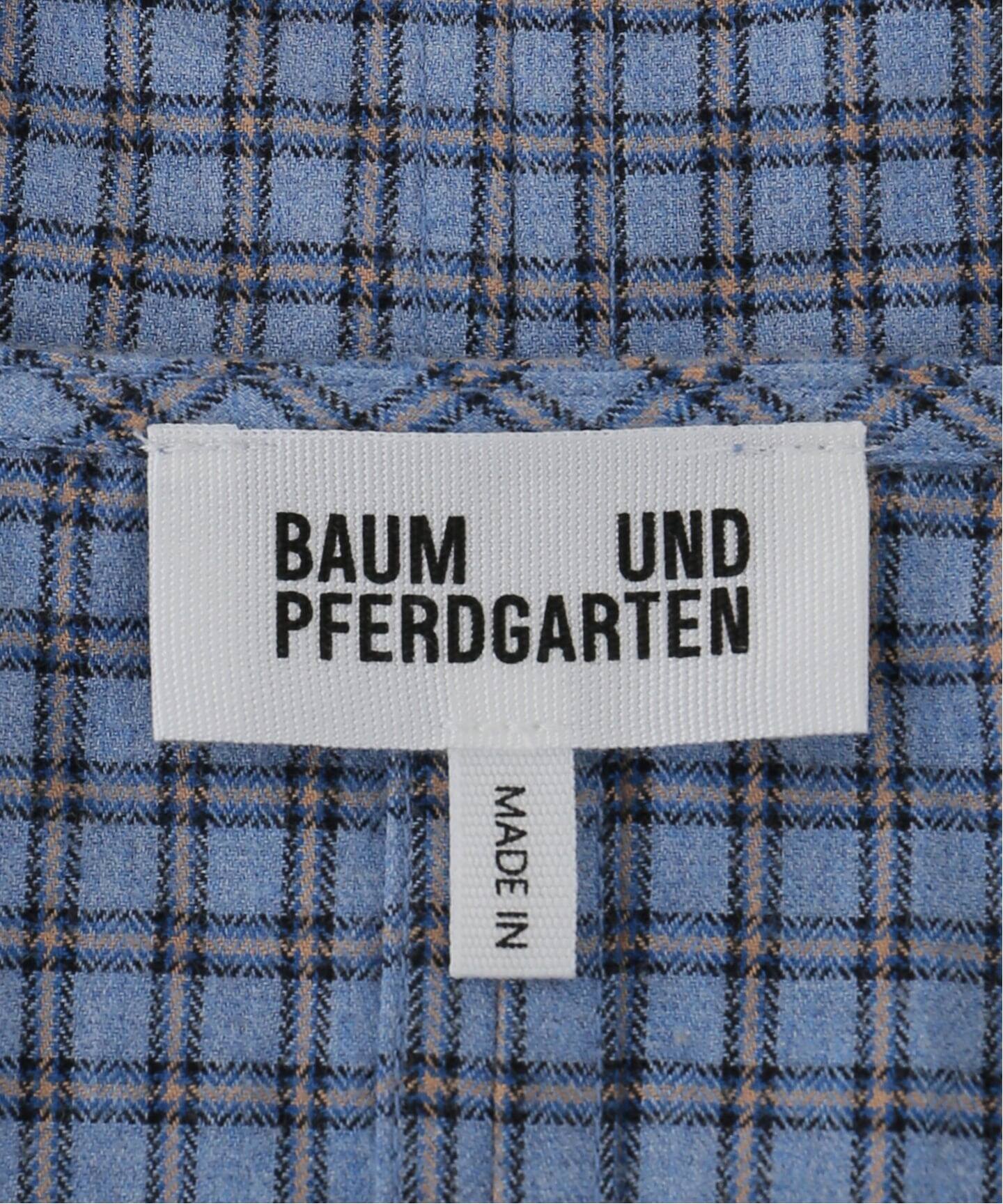 BAUM UND PFERDGARTEN/バウム ウンド ヘルガーデン CHECK BL ブラウス 