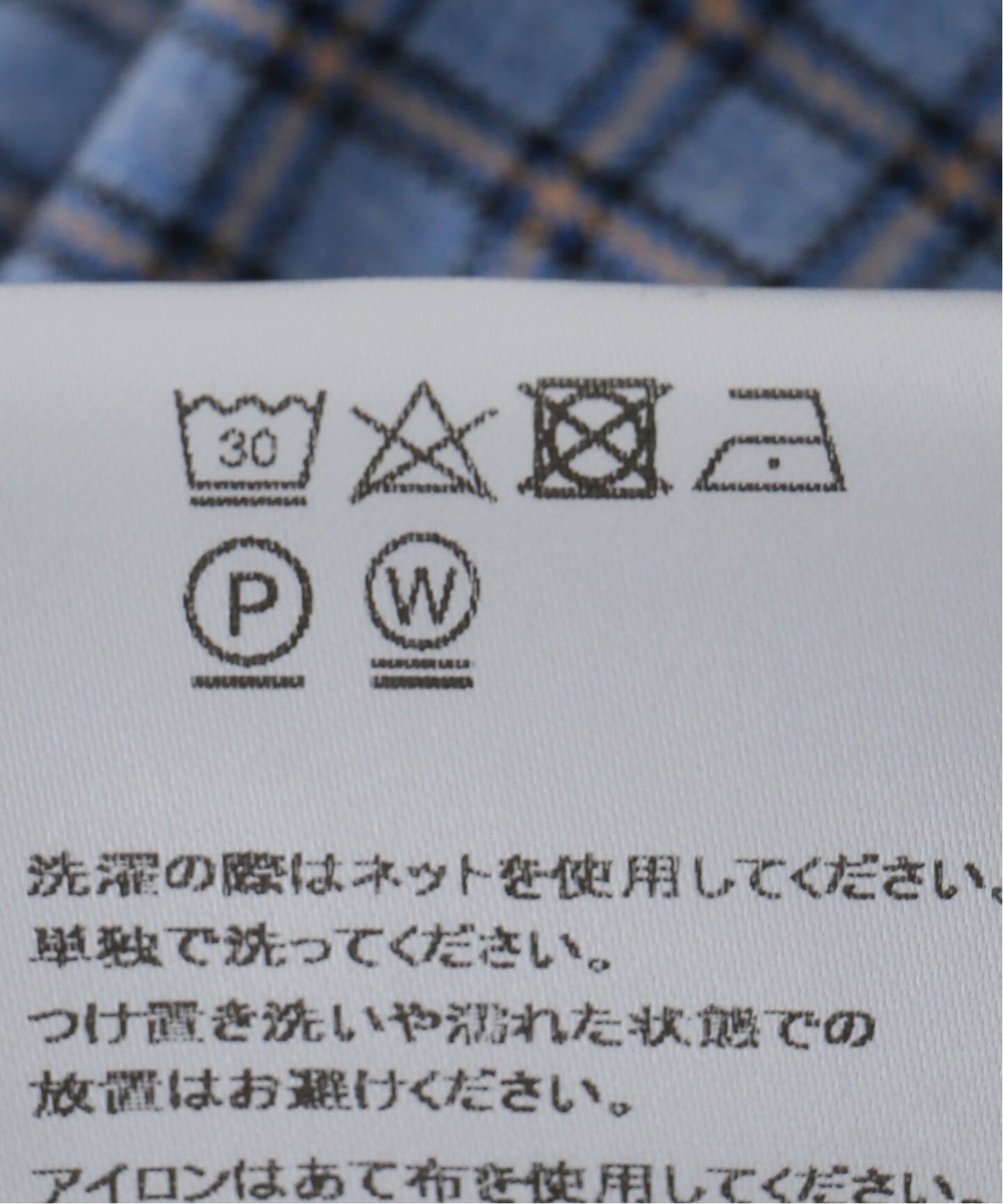 BAUM UND PFERDGARTEN/バウム ウンド ヘルガーデン CHECK BL ブラウス 