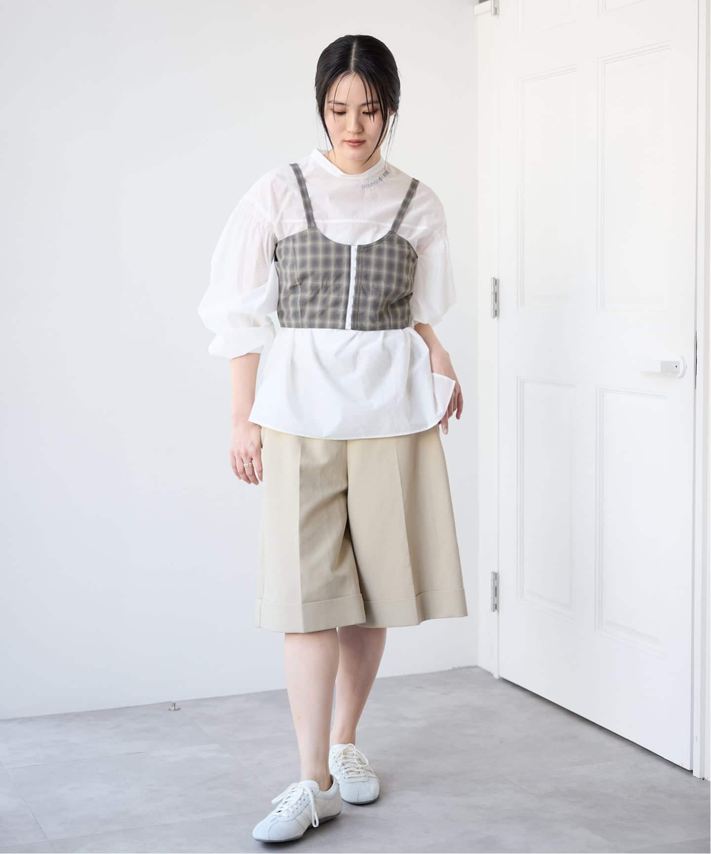 一部店舗限定】JANE SMITH/ジェーンスミス CHECK TOPS ビスチェ 26SBL