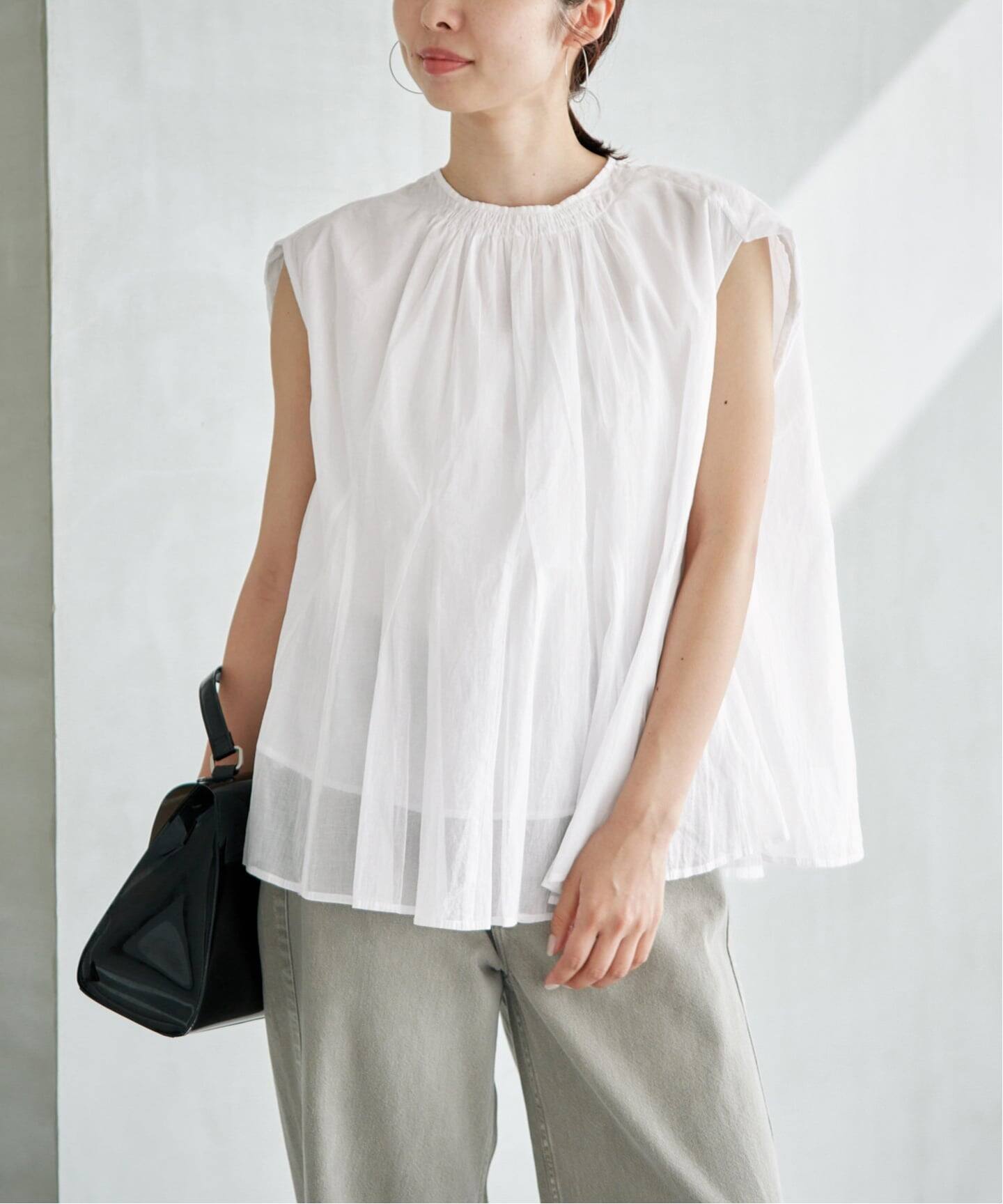 MARILYN MOON/マリリンムーン sheer cotton bl ブラウス 4263-104 