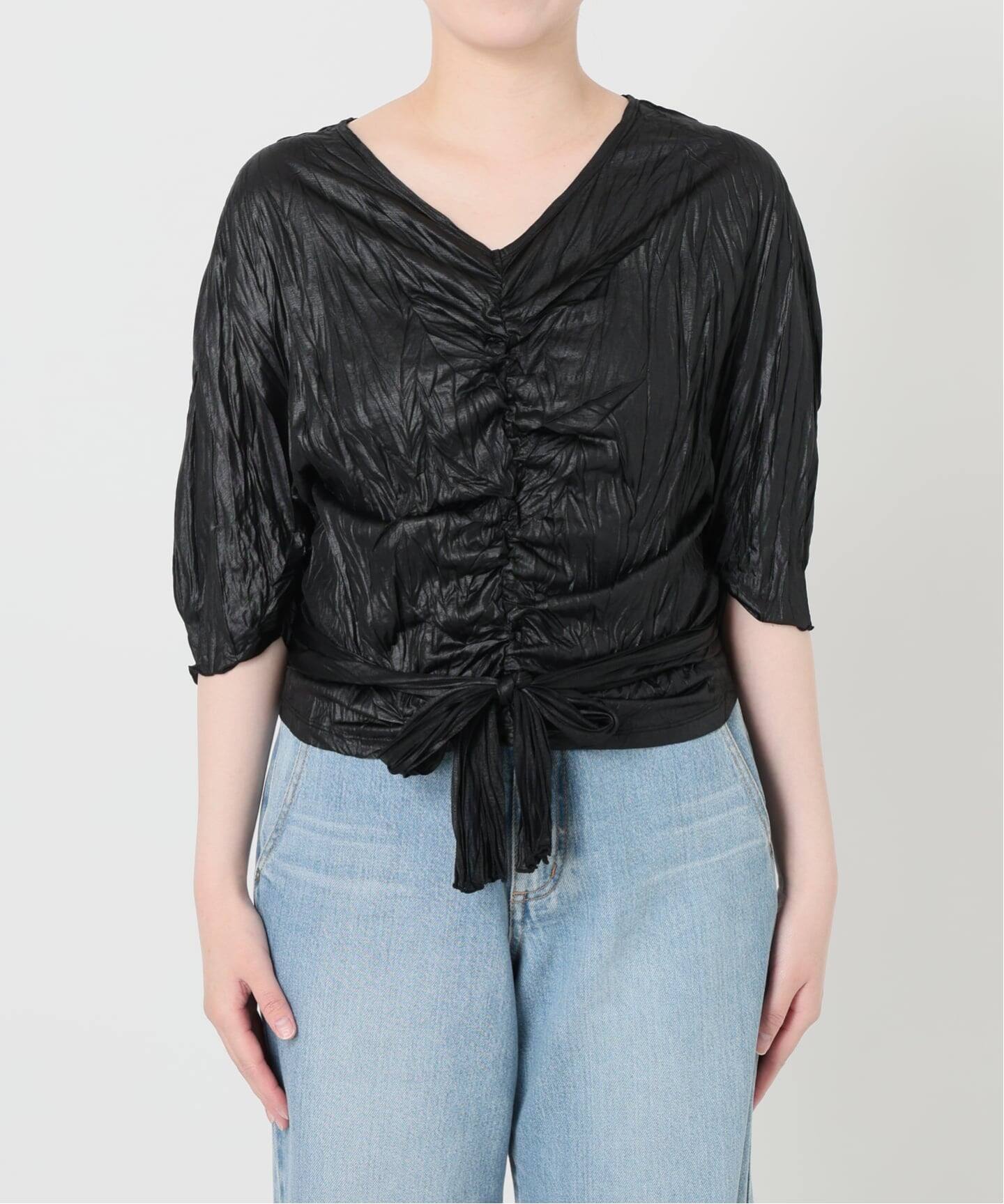 5-knot/ファイブノット CRINKLE-FIN KNOT TOPS ブラウス 5KIE-CRCL 