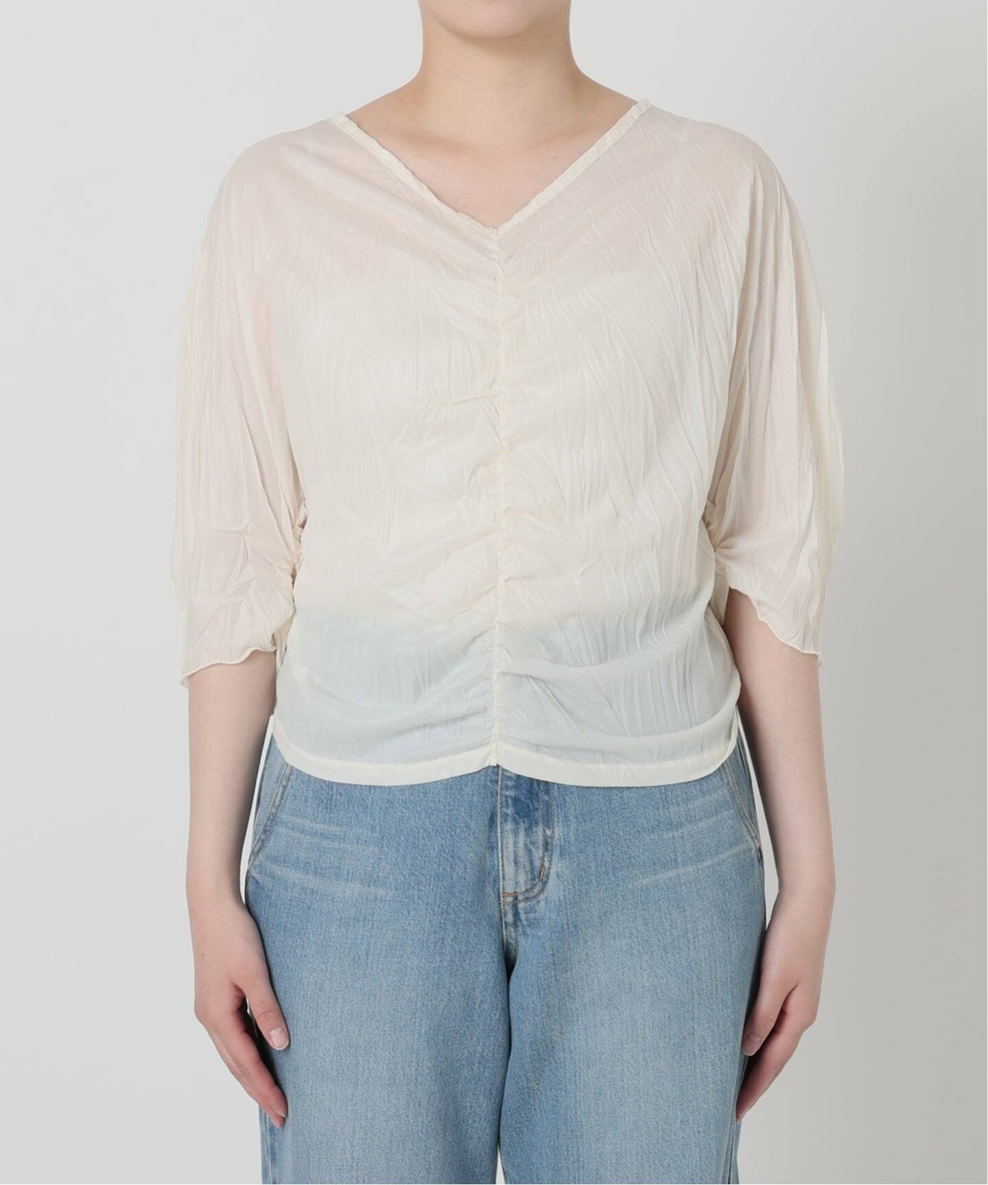 5-knot/ファイブノット CRINKLE-FIN KNOT TOPS ブラウス 5KIE-CRCL 