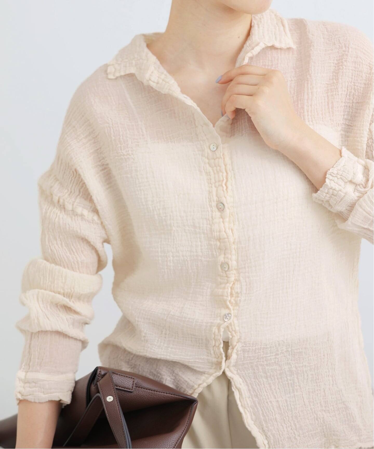 追加》LES ATELIERS FRANCAIS DE CONFECTION Blouse Desert