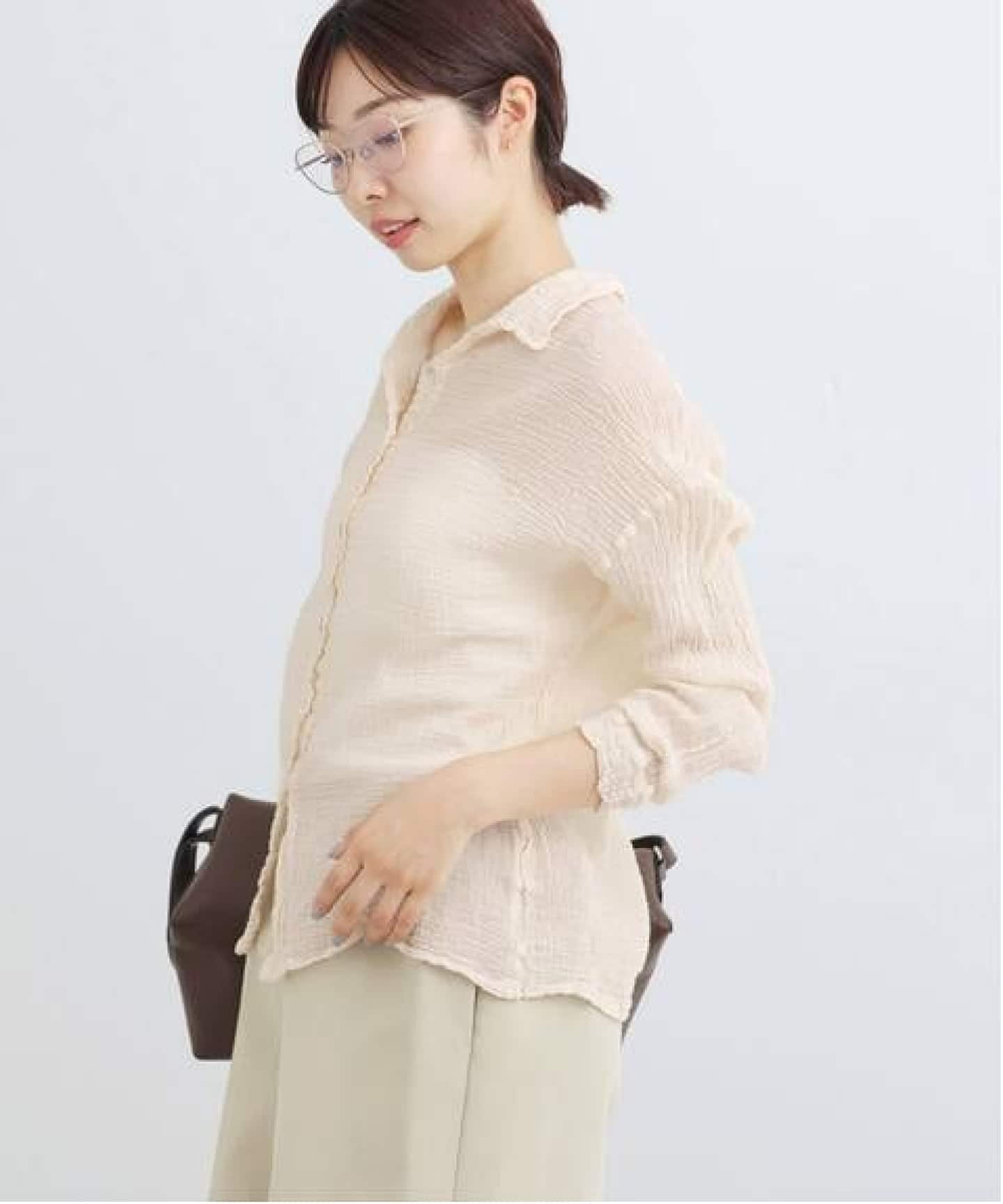 追加》LES ATELIERS FRANCAIS DE CONFECTION Blouse Desert