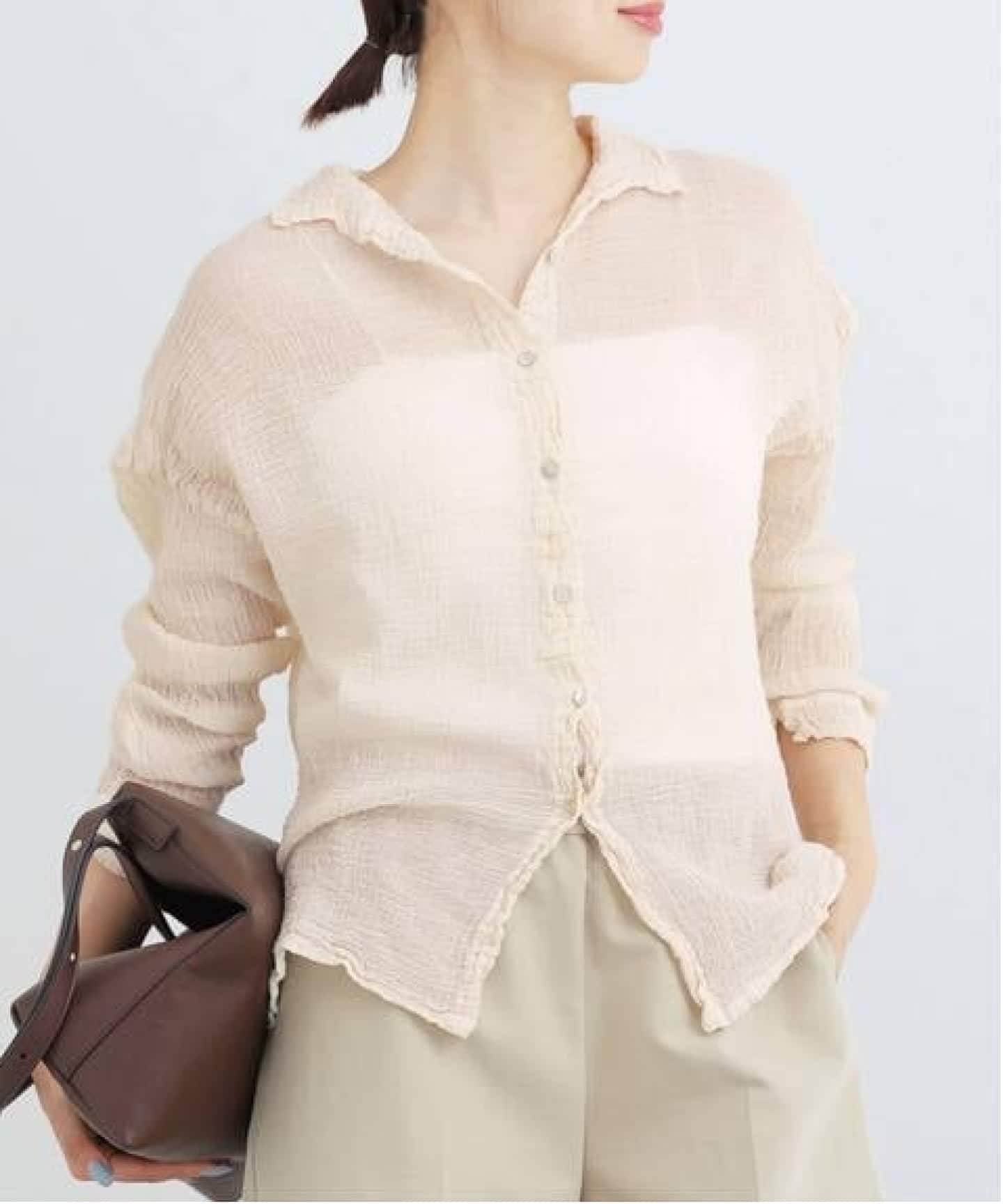 追加》LES ATELIERS FRANCAIS DE CONFECTION Blouse Desert