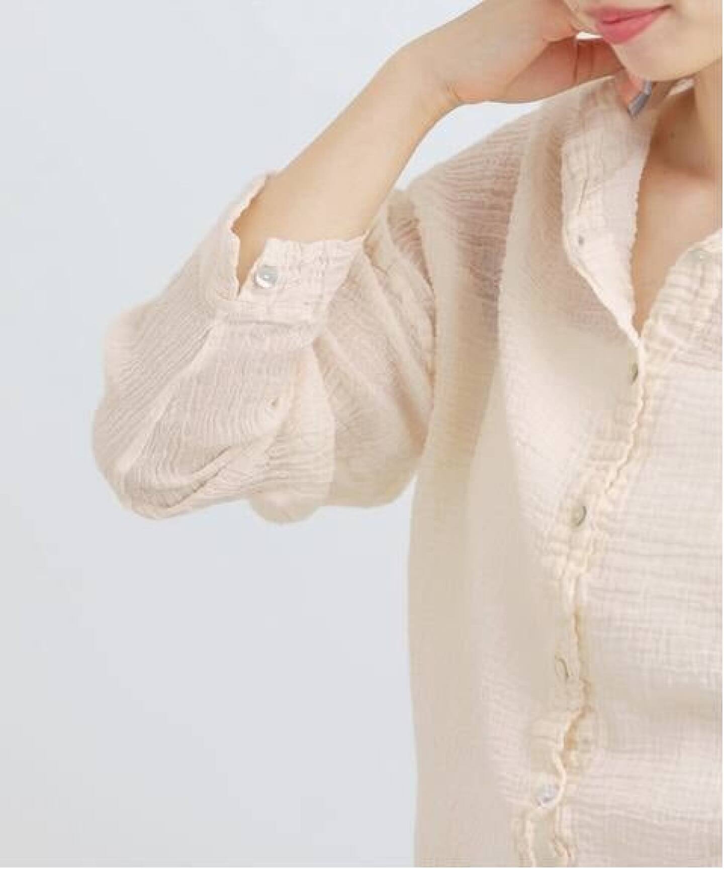 追加》LES ATELIERS FRANCAIS DE CONFECTION Blouse Desert