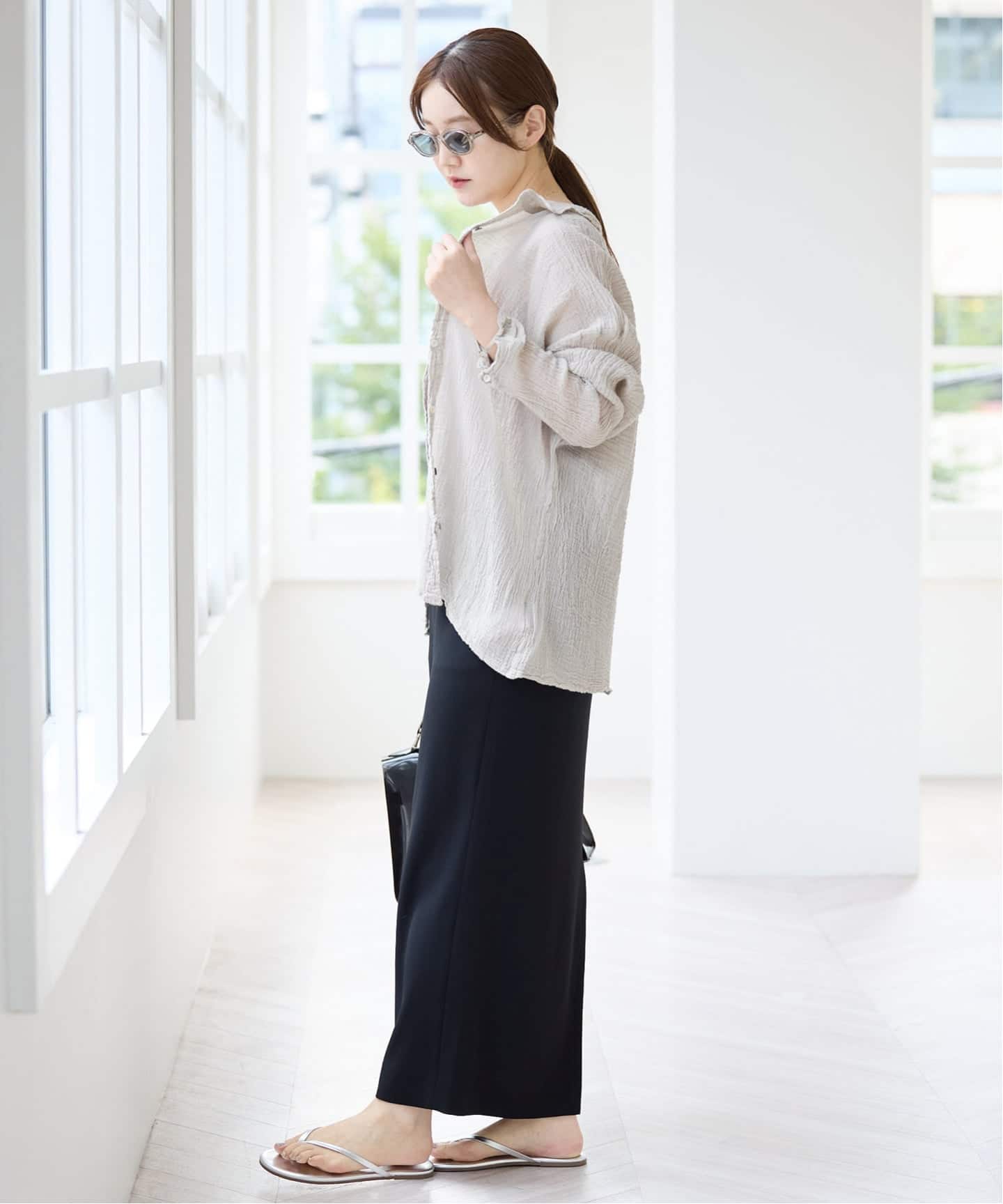 追加》LES ATELIERS FRANCAIS DE CONFECTION Blouse Desert