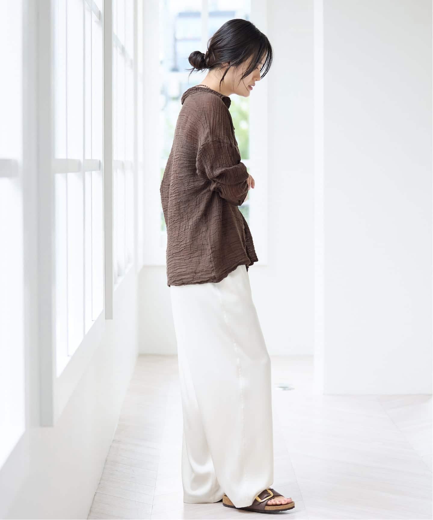 追加》LES ATELIERS FRANCAIS DE CONFECTION Blouse Desert