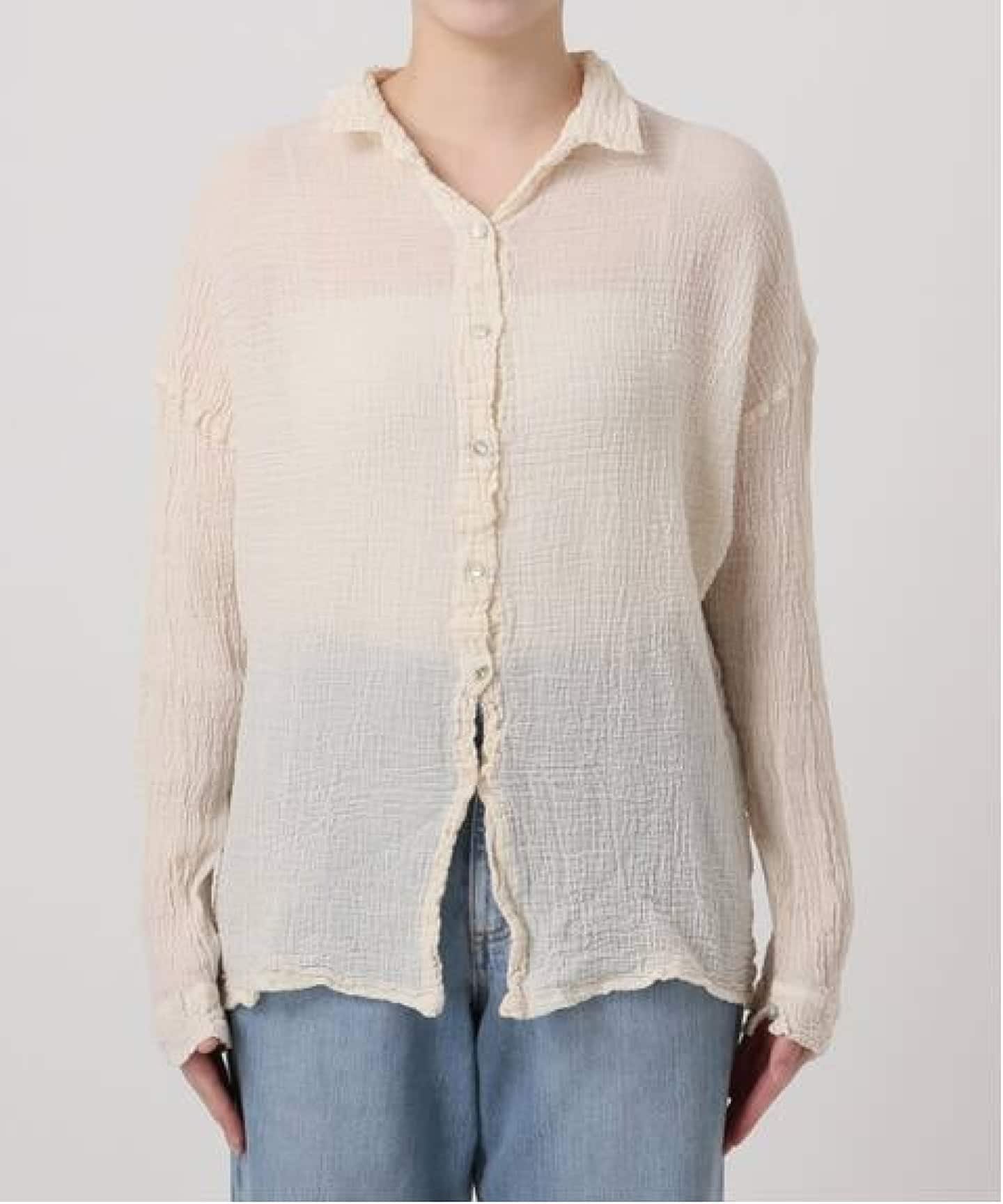 ル アトリエフランセ デ コンフェクション フランス　IENA 追加》LES ATELIERS FRANCAIS DE CONFECTION Blouse Desert