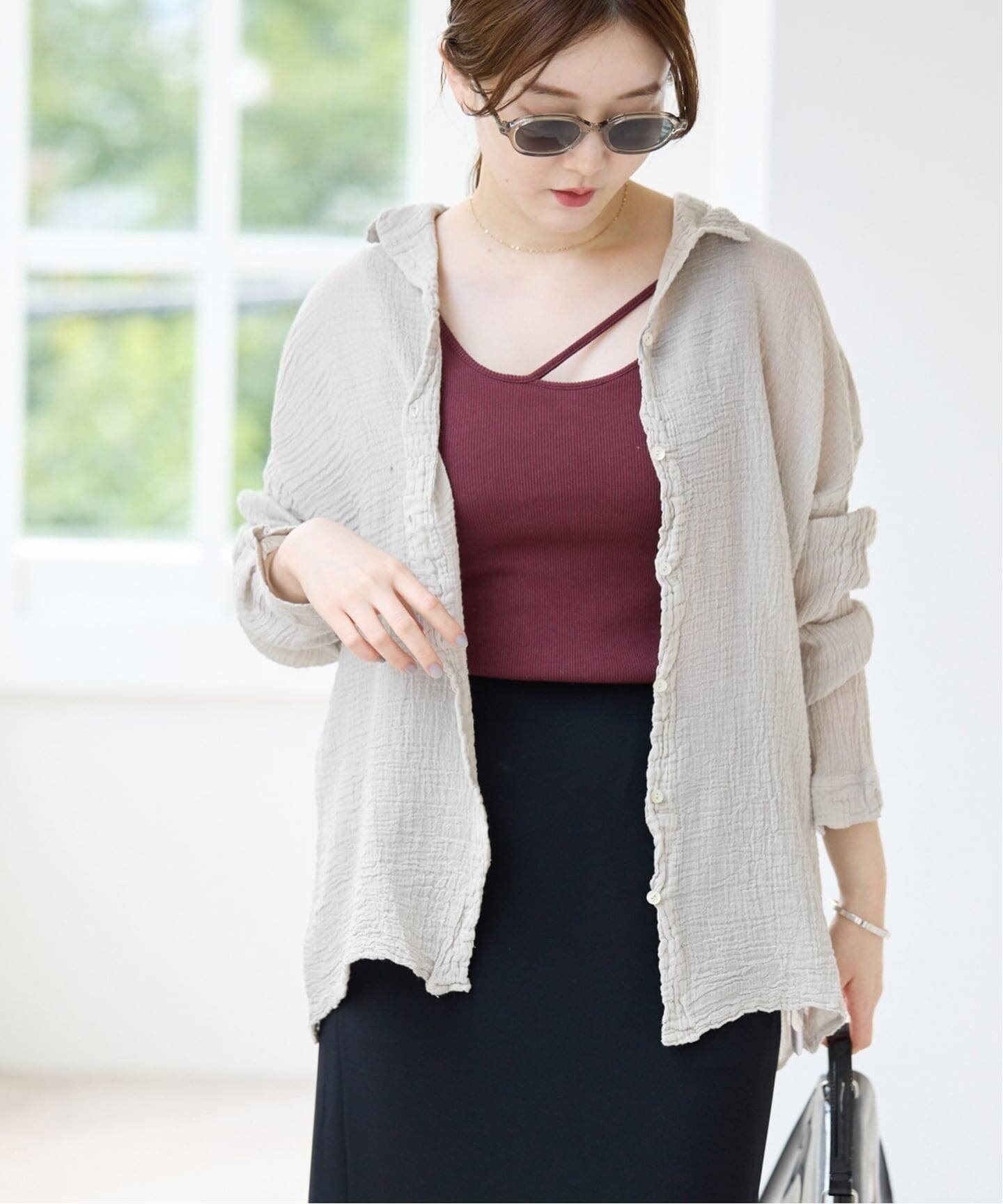 追加》LES ATELIERS FRANCAIS DE CONFECTION Blouse Desert 
