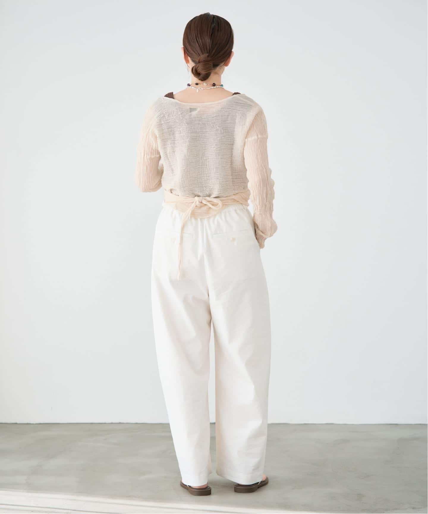 新品　IENA ル アトリエフランセ　ブラウス 追加予約》LES ATELIERS FRANCAIS DE CONFECTION Cache Coeur