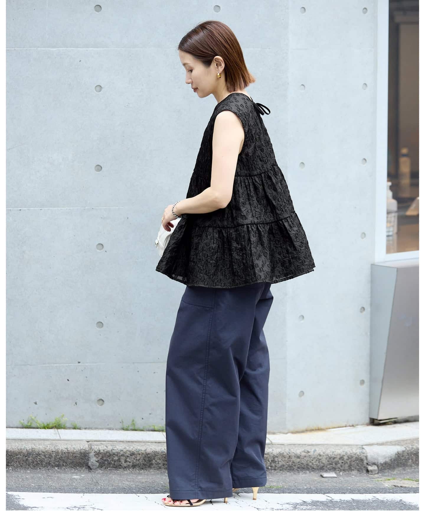 WEB限定/追加予約》TORRAZZO DONNA/トラッゾドンナ ドットブラウス