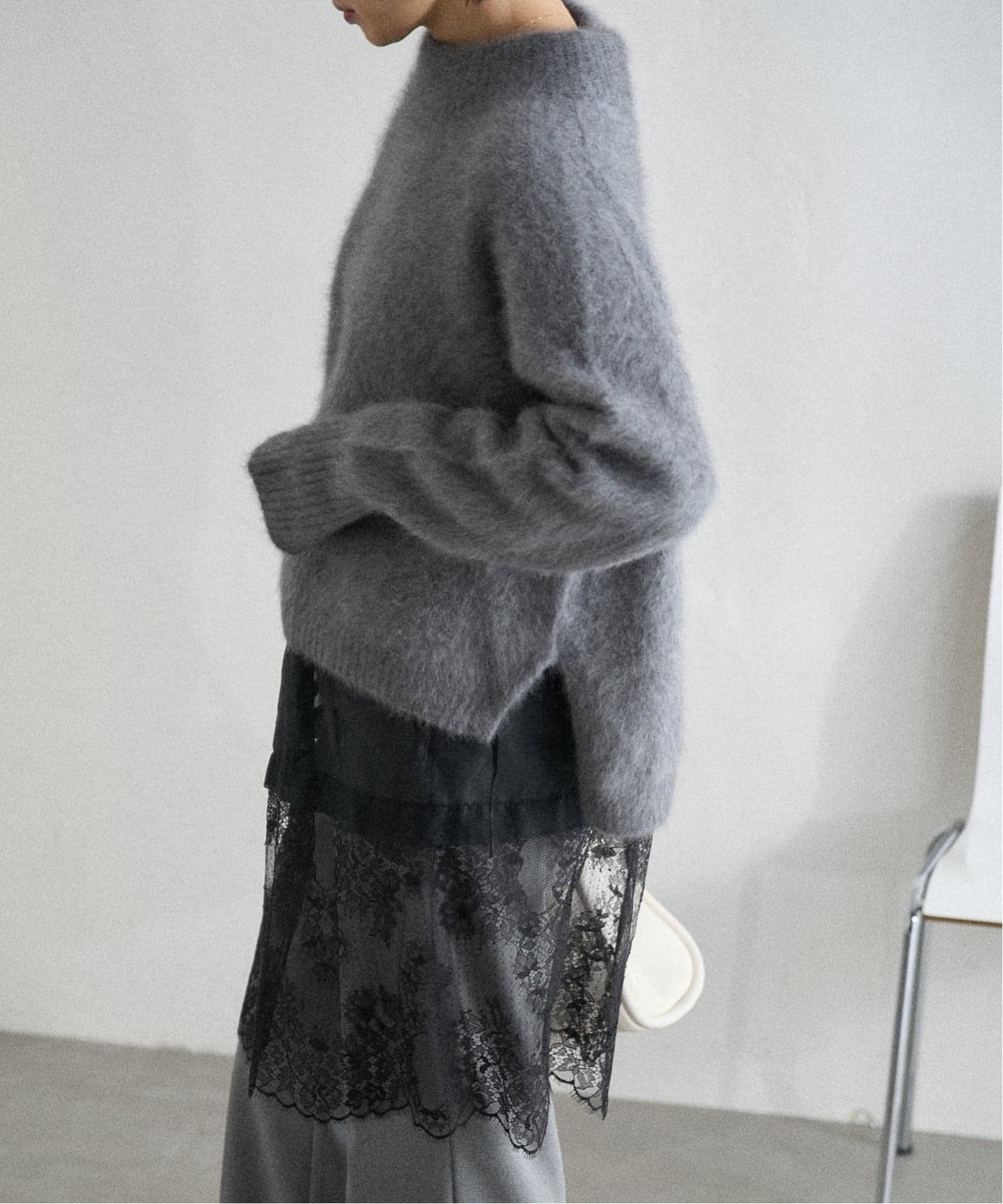 追加2予約》Heriter/エリテ リバーレースキャミソール（シャツ