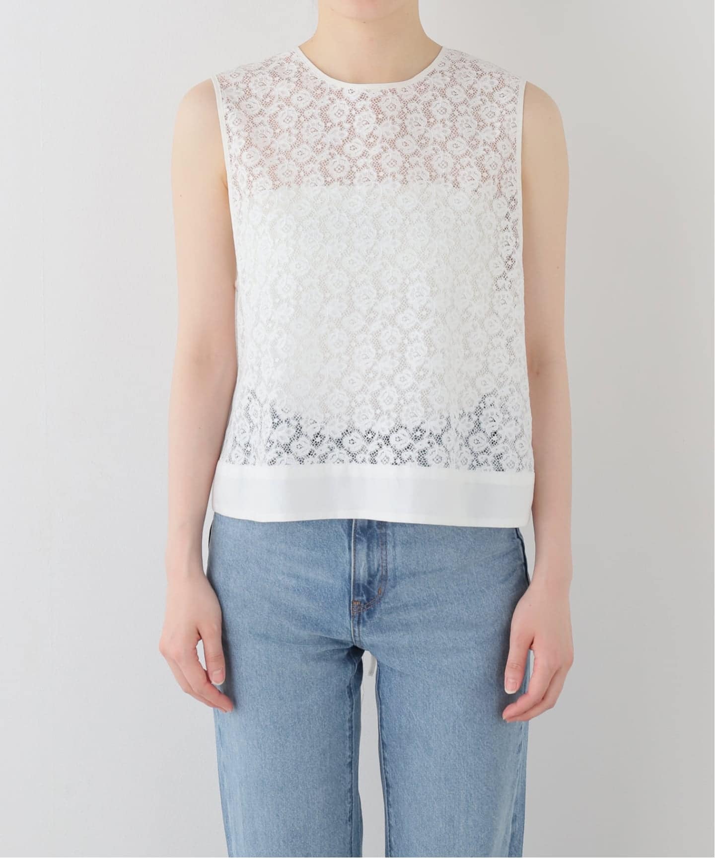 Heriter/エリテ Valenciennes lace BL ブラウス H1-26-3001（シャツ